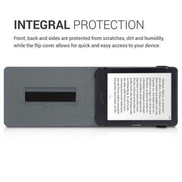 kwmobile E-Reader-Hülle Hülle für Tolino Shine 3, Schlaufe Ständer - e-Reader Schutzhülle - Flip Cover Case