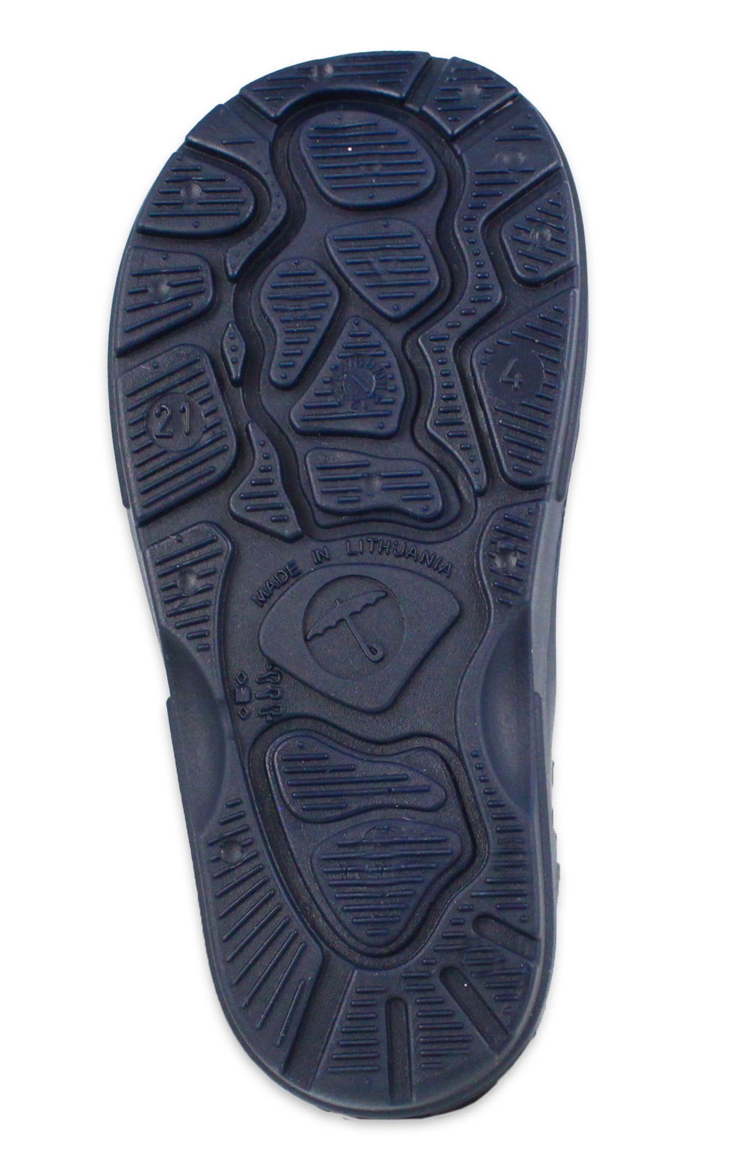 Beck Regenstiefel Basic Gummistiefel (für Mädchen und Jungen, in vielen Farben und Größen verfügbar) schmaler Schlupf-Stiefel, herausnehmbare Innensohle