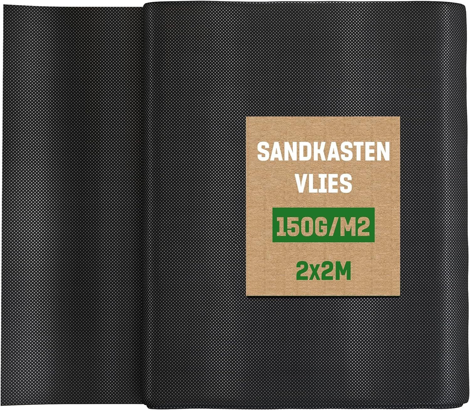 GardenGloss Sandkasten 4m² Unkrautvlies Sandkasten 150g/m² (2m x 2m) - Star günstig online kaufen