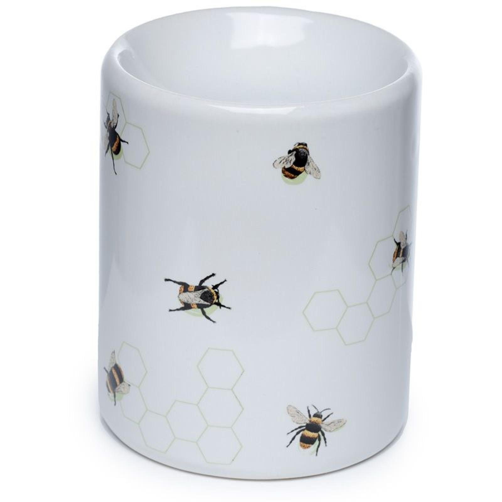 Puckator Duftlampe Nectar Meadows Bienen bedruckte Duftlampe aus Keramik