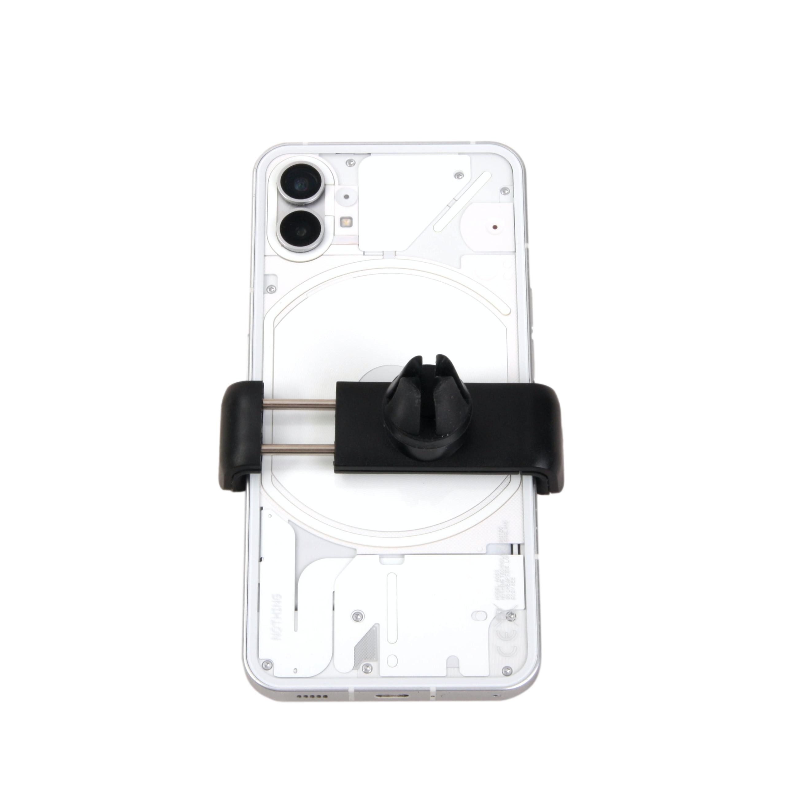 XQISIT Handy-Halterung Handy-Halterung Auto Navi KFZ Smartphone, (für Auto Lüftungsgitter 360° Einstellbar Smartphone Klemmbefestigung) – Bild 3 von 5