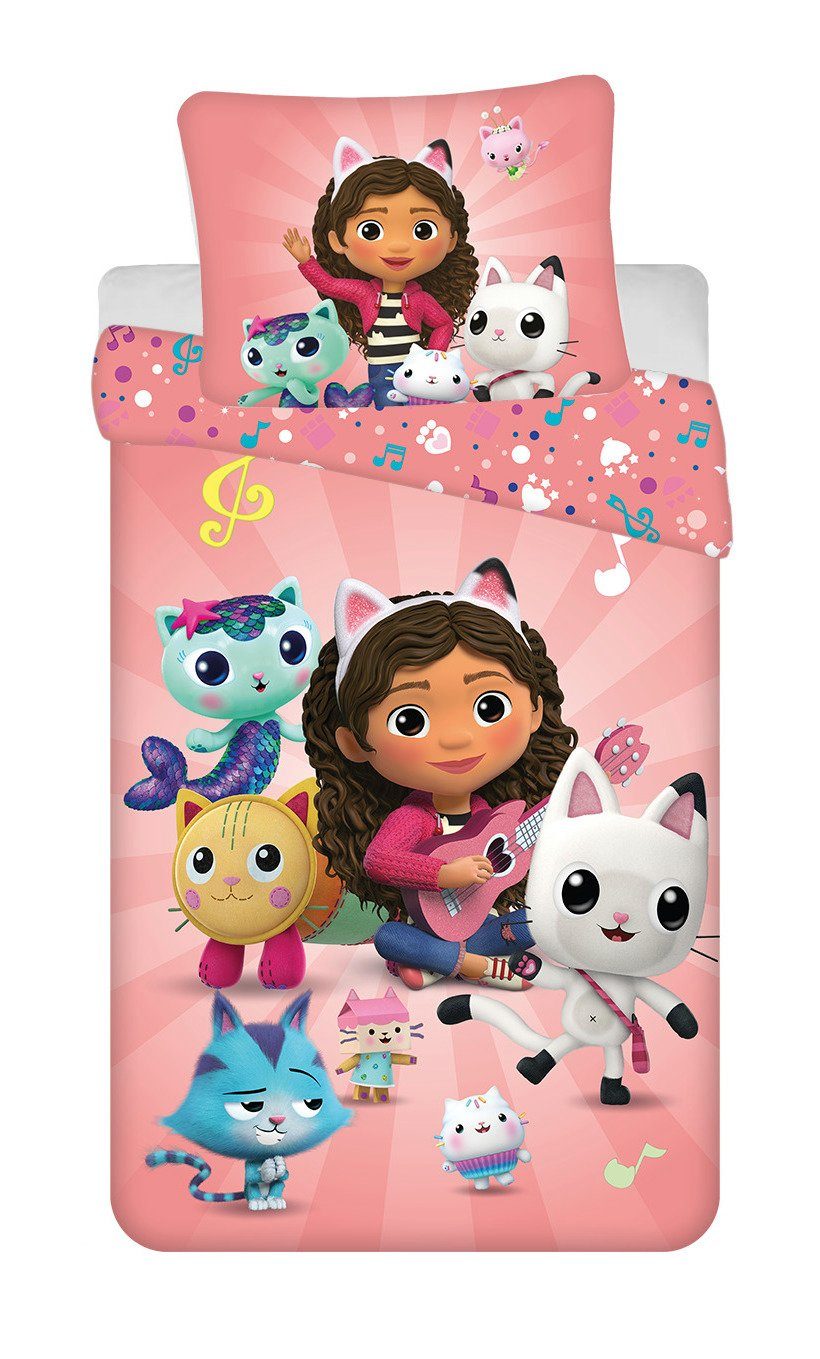 DreamWorks Kinderbettwäsche Gabby's Dollhouse Постельное белье 140 x 200 cm