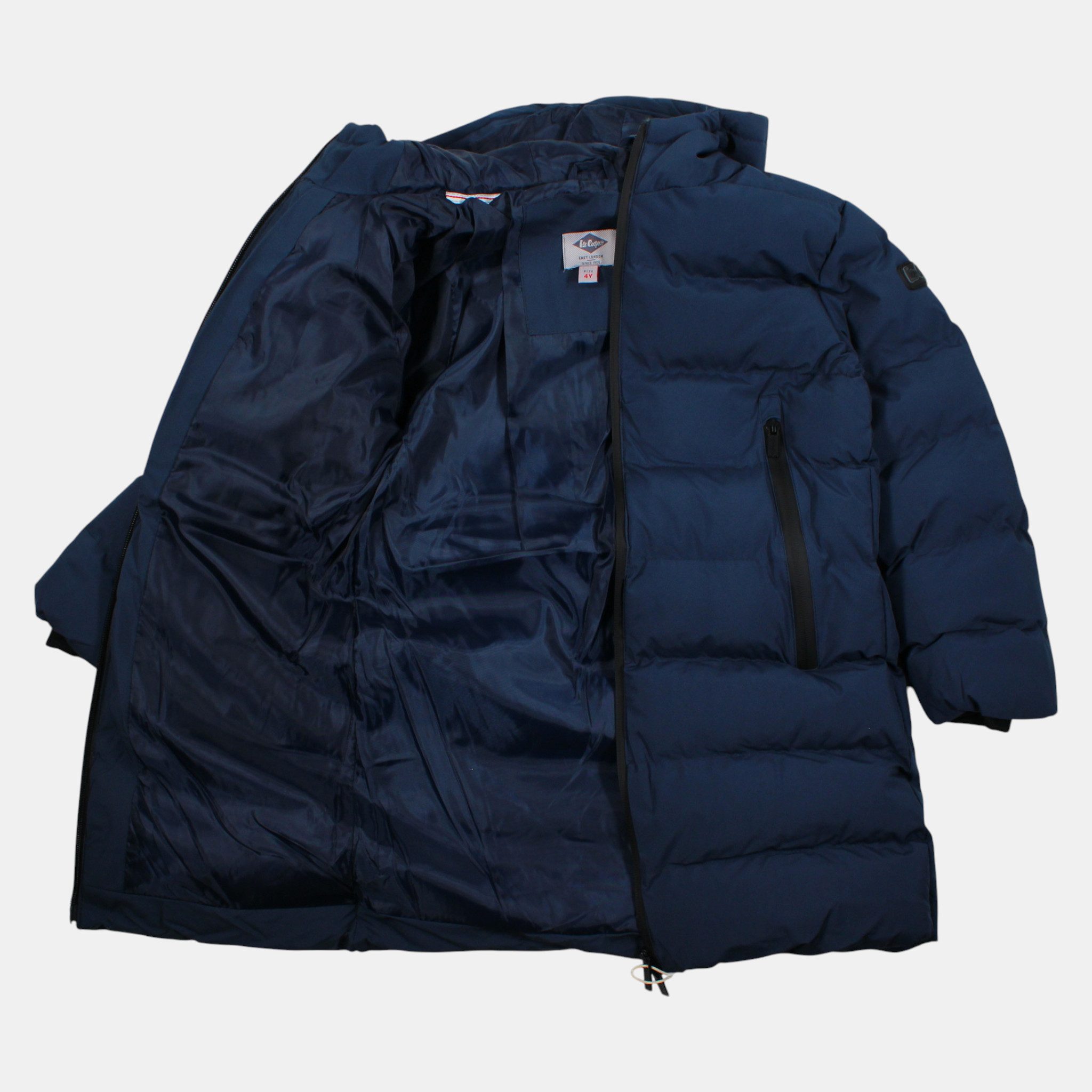 Lee Cooper Parka Jungen Parka lange Winterjacke warm mit Kapuze in 4 Farben Kinderjacke Jungen Winterparka Jacke lang warm – Bild 5 von 5