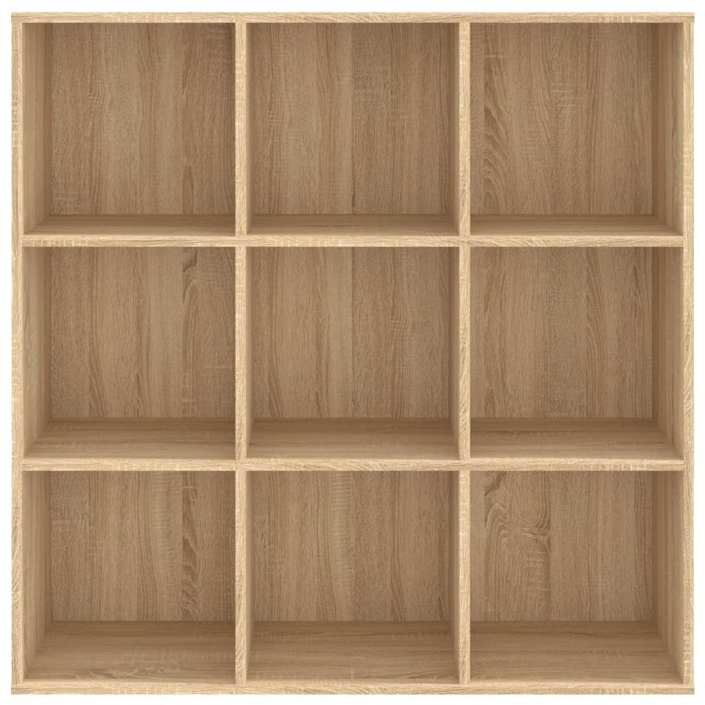 furnicato Holzwerkstoff cm Sonoma-Eiche 98x30x98 Bücherregal