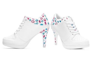 Missy Rockz BACTERIA white / multicolor High-Heel-Stiefelette Absatzhöhe: 10,5 cm