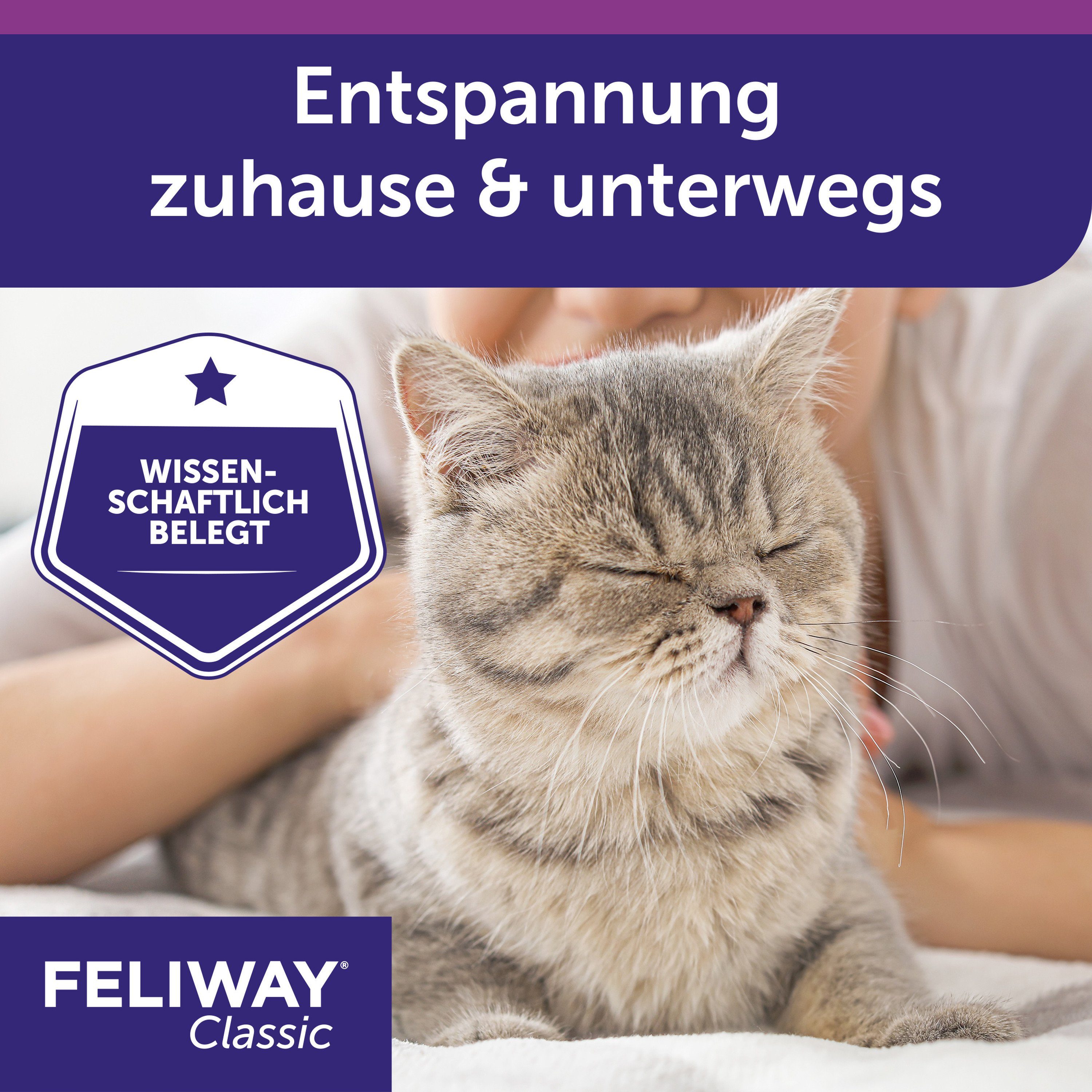 Feliway Katzenstreu FELIWAY® Classic Spray 60ml – entspannte Katzen zuhause und unterwegs