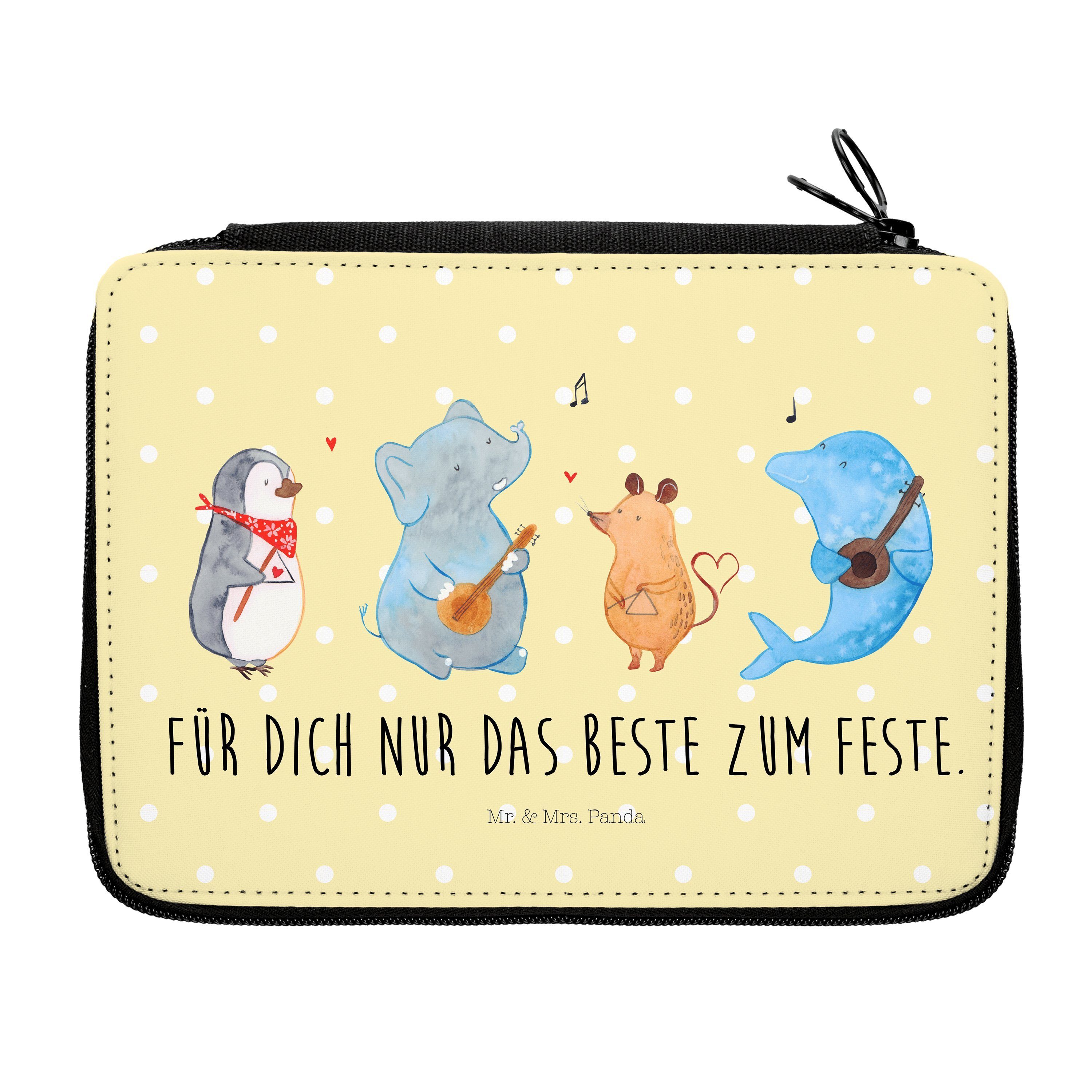 Mr. & Mrs. Panda Federmäppchen »Big Band Gelb Pastell Geschenk