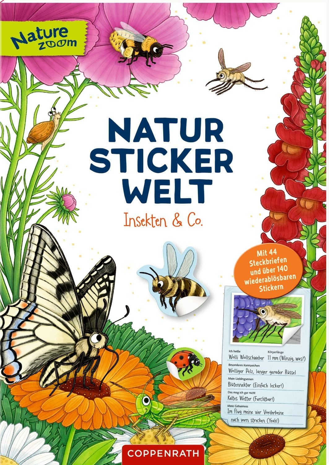 Natur-Stickerwelt - Insekten und Co. / Ruby Warnecke