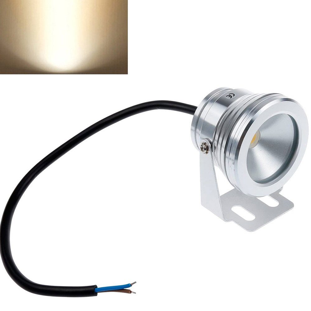 Rosnek LED Teichleuchte Wasserdichte,Aquarium Tauch Pool Licht,Garten Освещение, LED, warmweiße, RGB, LED Unterwasser Spot Licht, Unterwasserbeleuchtung