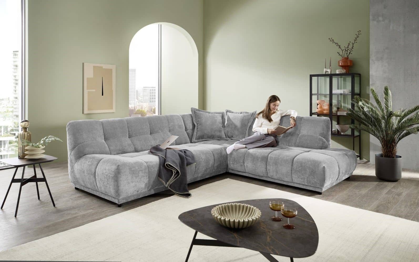 Myhomelando Ecksofa Itakus, mit hochwertigem Federkern
