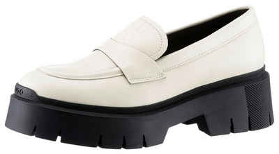 HUGO Kris Loafer Loafer Chunky Loafer, Slipper mit schwarzer Profilsohle