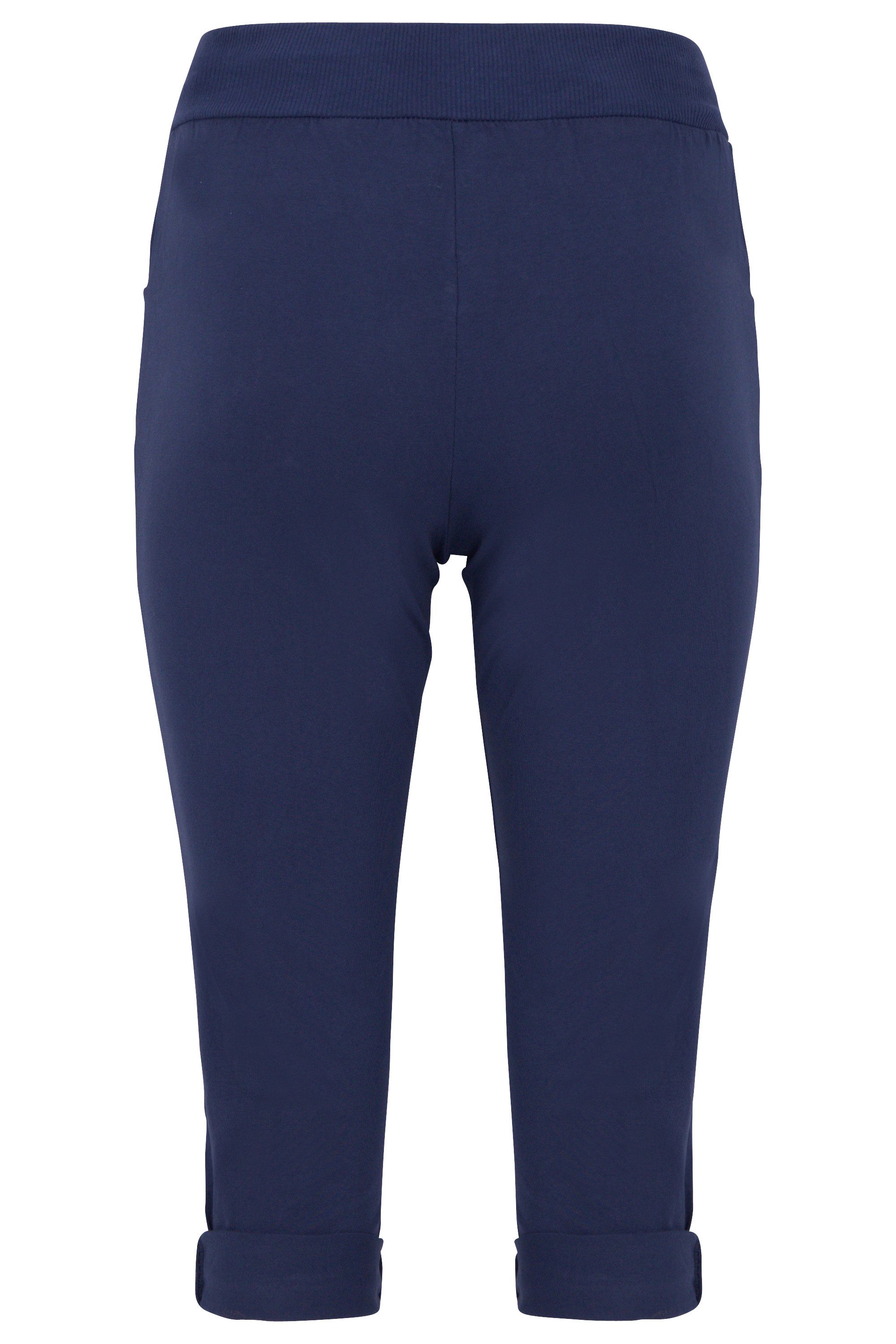Sweathose malito Damen kurze Hose, lässige Boyfriendhose, Sweatpants in Unifar
