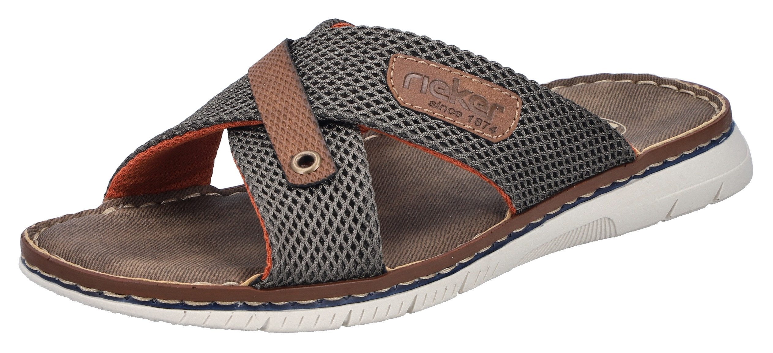 Rieker Pantolette Sommerschuh, Hausschuh, Strandschuh zum Schlupfen günstig online kaufen