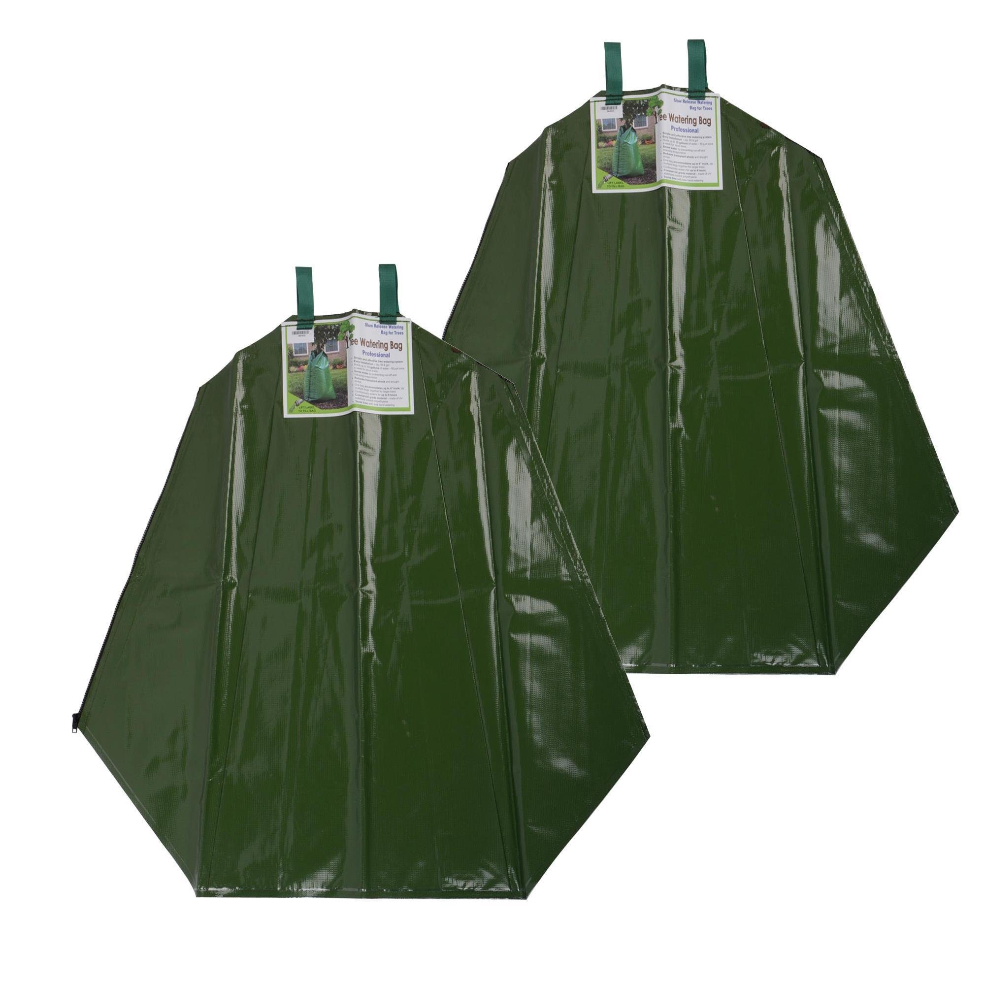 UNUS GARDEN Bewässerungssystem Baumbewässerungssack 55 Liter, (2-tlg., Baumbewässerungssack 55 Liter 2er Set wiederverwendbarer Wassersack)