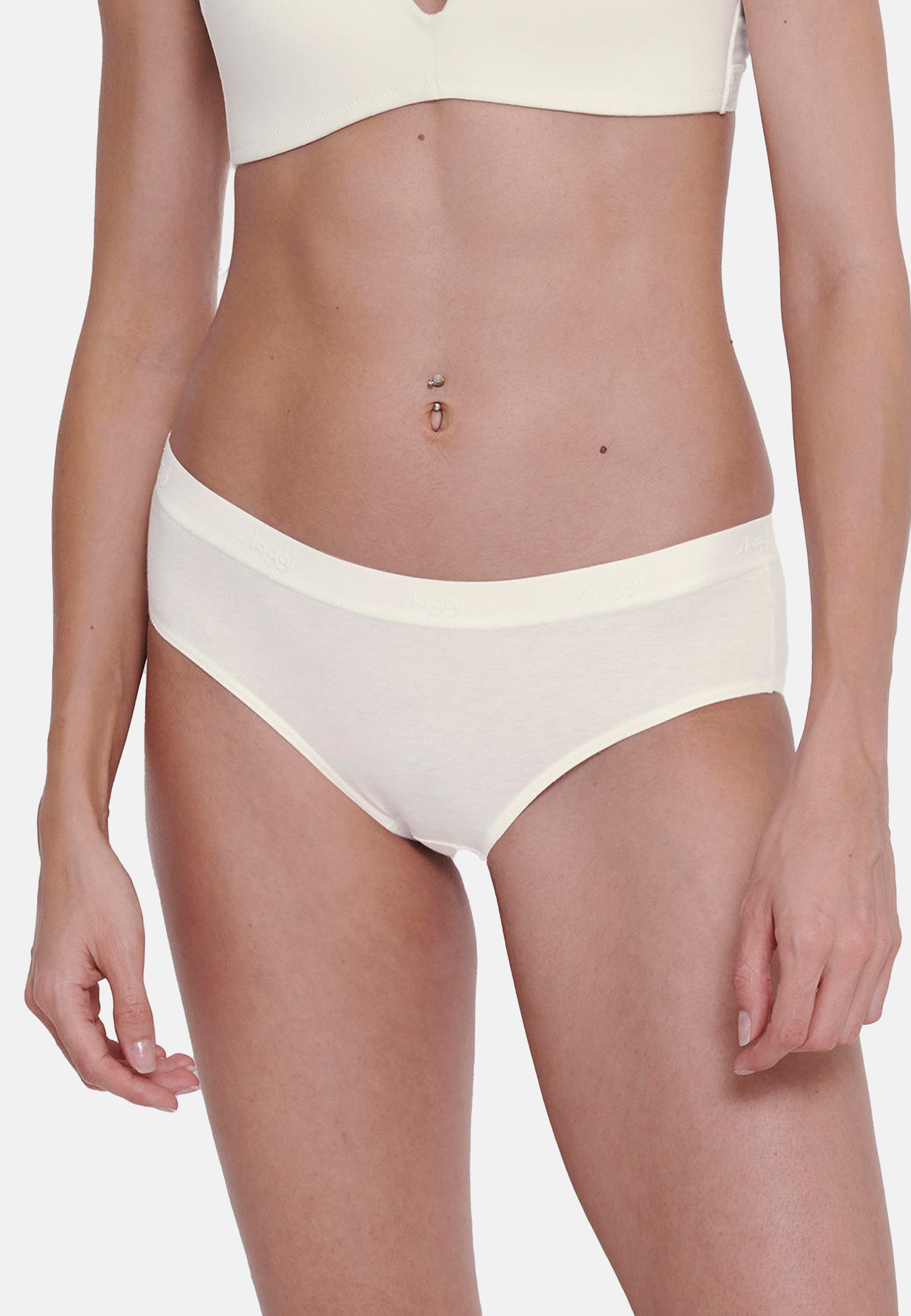 sloggi Hipster 6er Pack GO Casual (Spar-Set, 6-St) Hipster - Baumwolle - Atmungsaktiv