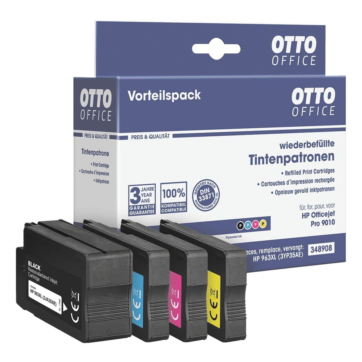 3YP35AE Office blau 963XL Nr. ersetzt / Otto schwarz Tintenpatrone / magenta BKCMY, 3YP35AE, HP gelb) / Office (4-tlg.,