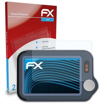 atFoliX Schutzfolie Displayschutz für Wellue Pulsebit EX, (2 Folien), Ultraklar und hartbeschichtet