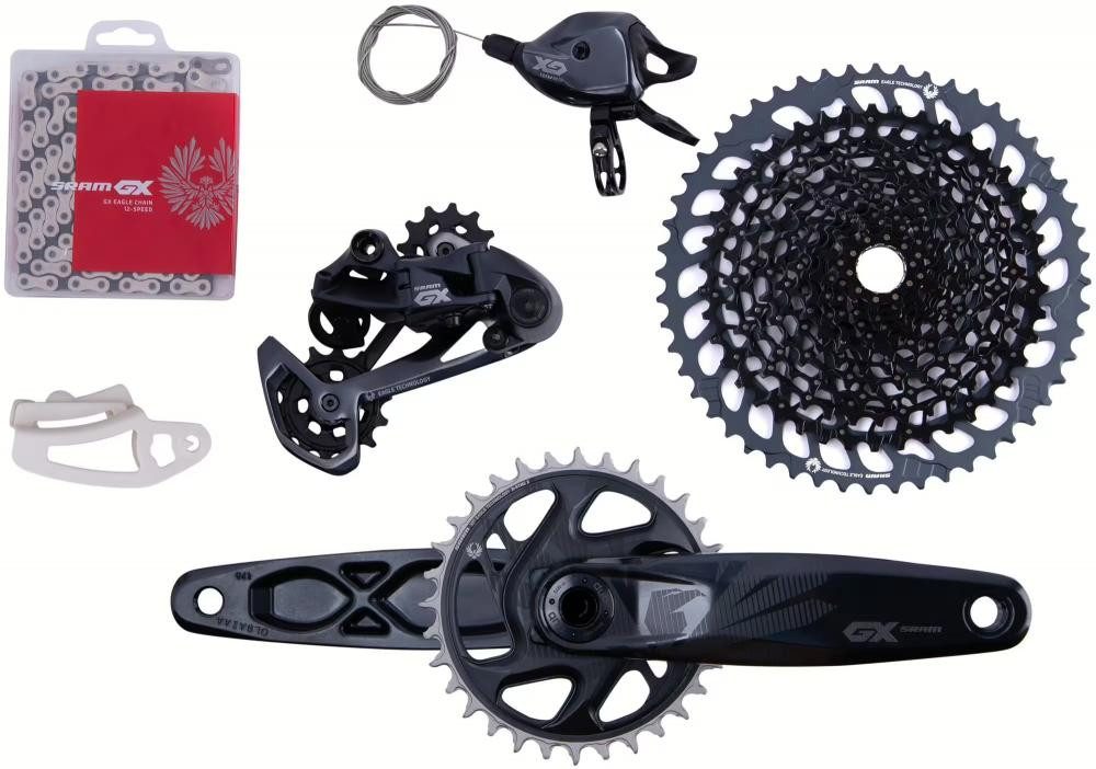 Schaltung SRAM GX Eagle Schaltgruppen-Set 1x12 lunar 170 mm - präzise Performanc