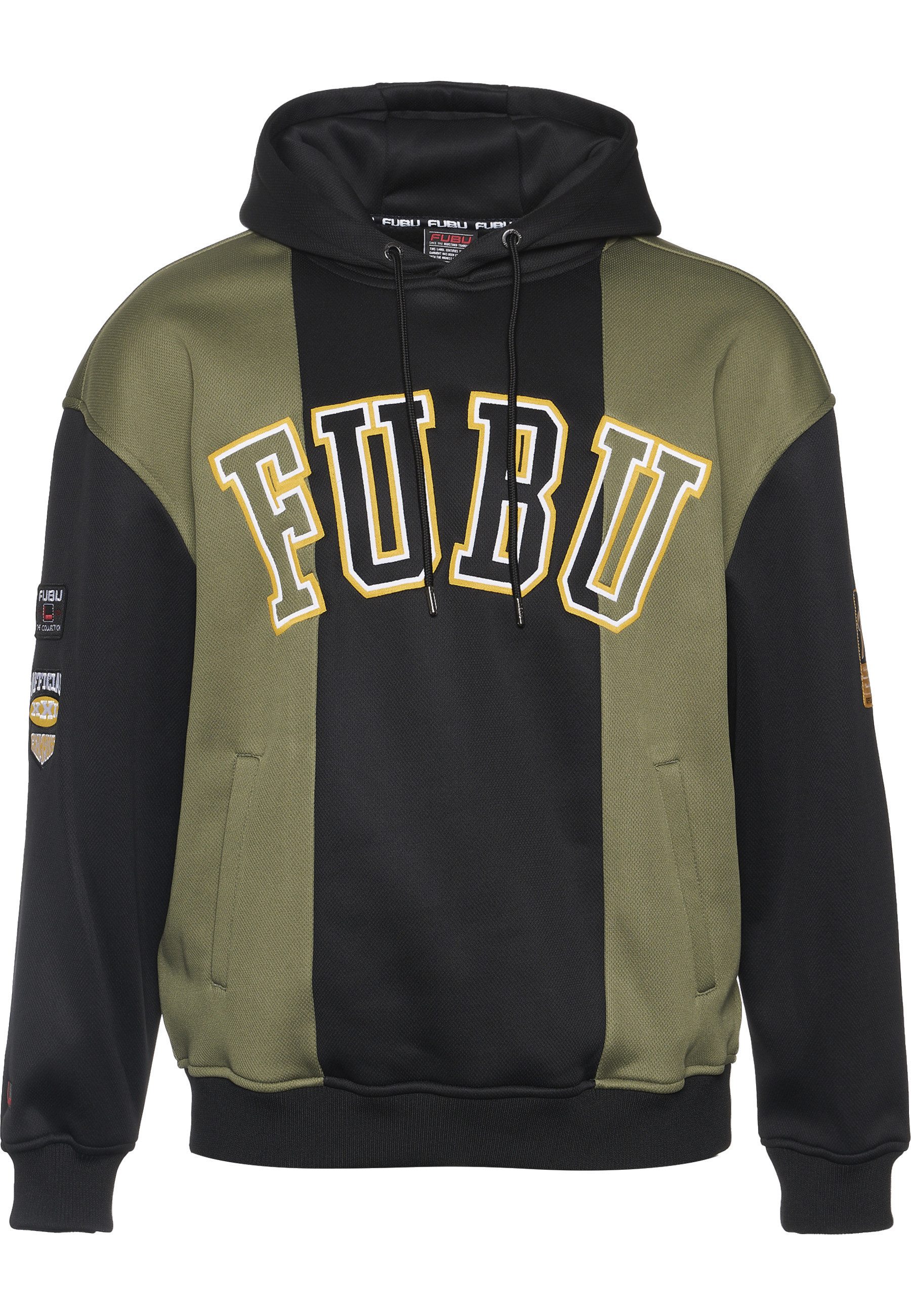 Fubu Kapuzenpullover Fubu Herren FM234-010-1 FUBU College Block Mesh Hoodie (1-tlg)