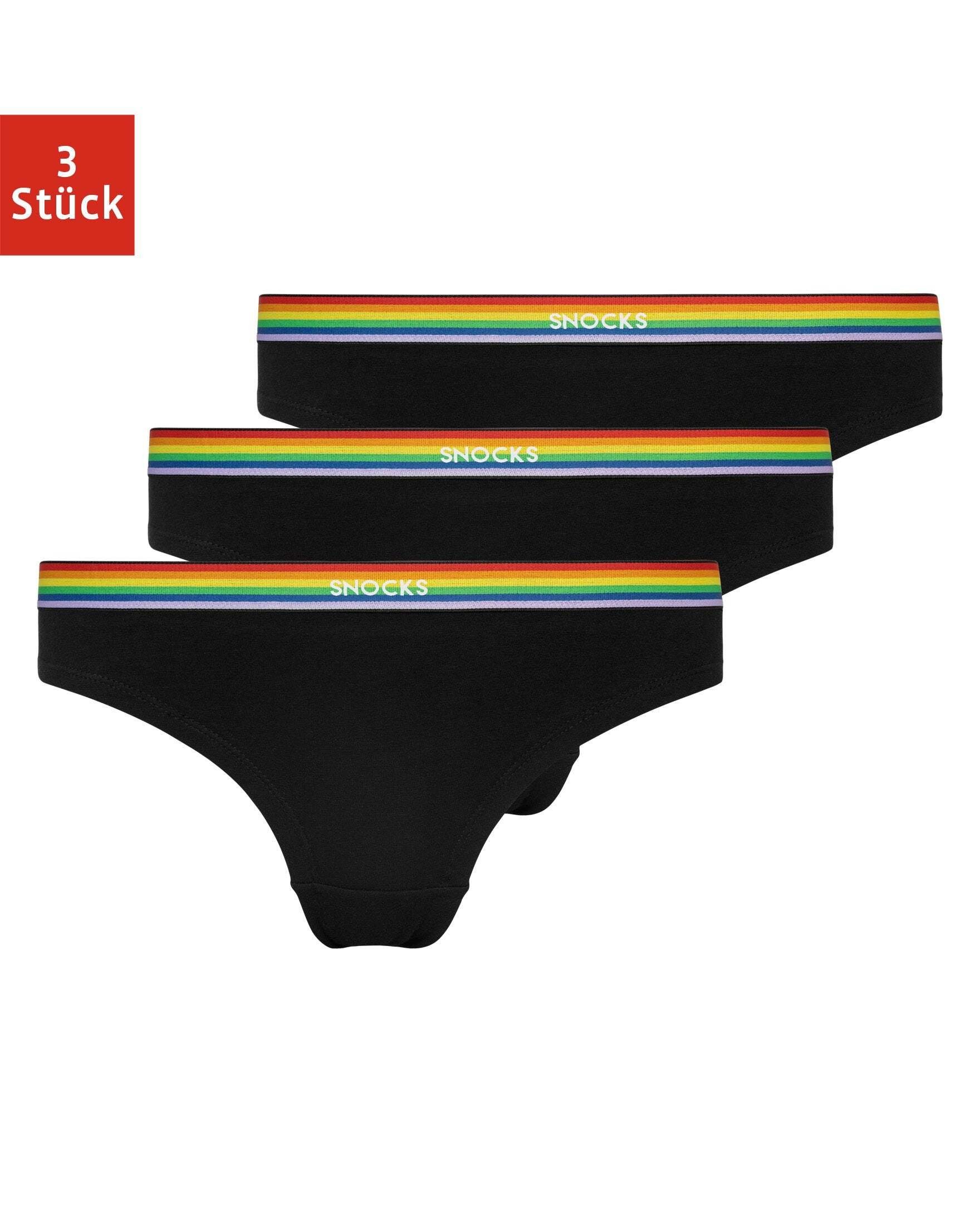 SNOCKS Brasilslip Damen Slip Unterhose (3-St) günstig online kaufen