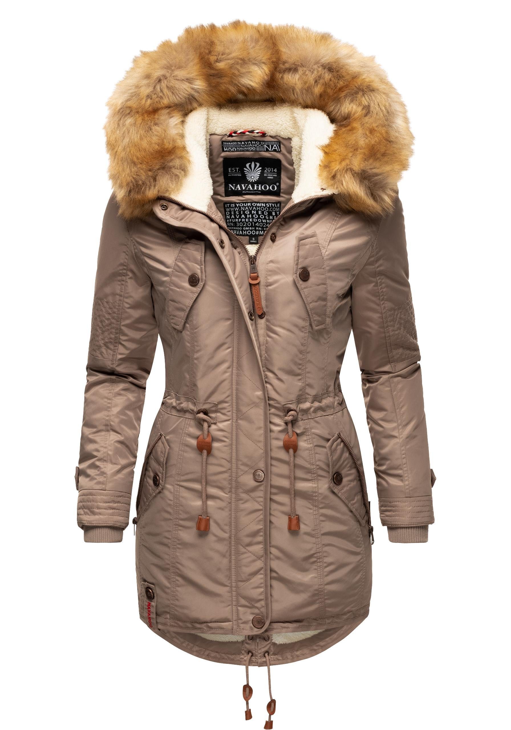Navahoo Wintermantel La Viva hochwertiger Winterparka günstig online kaufen