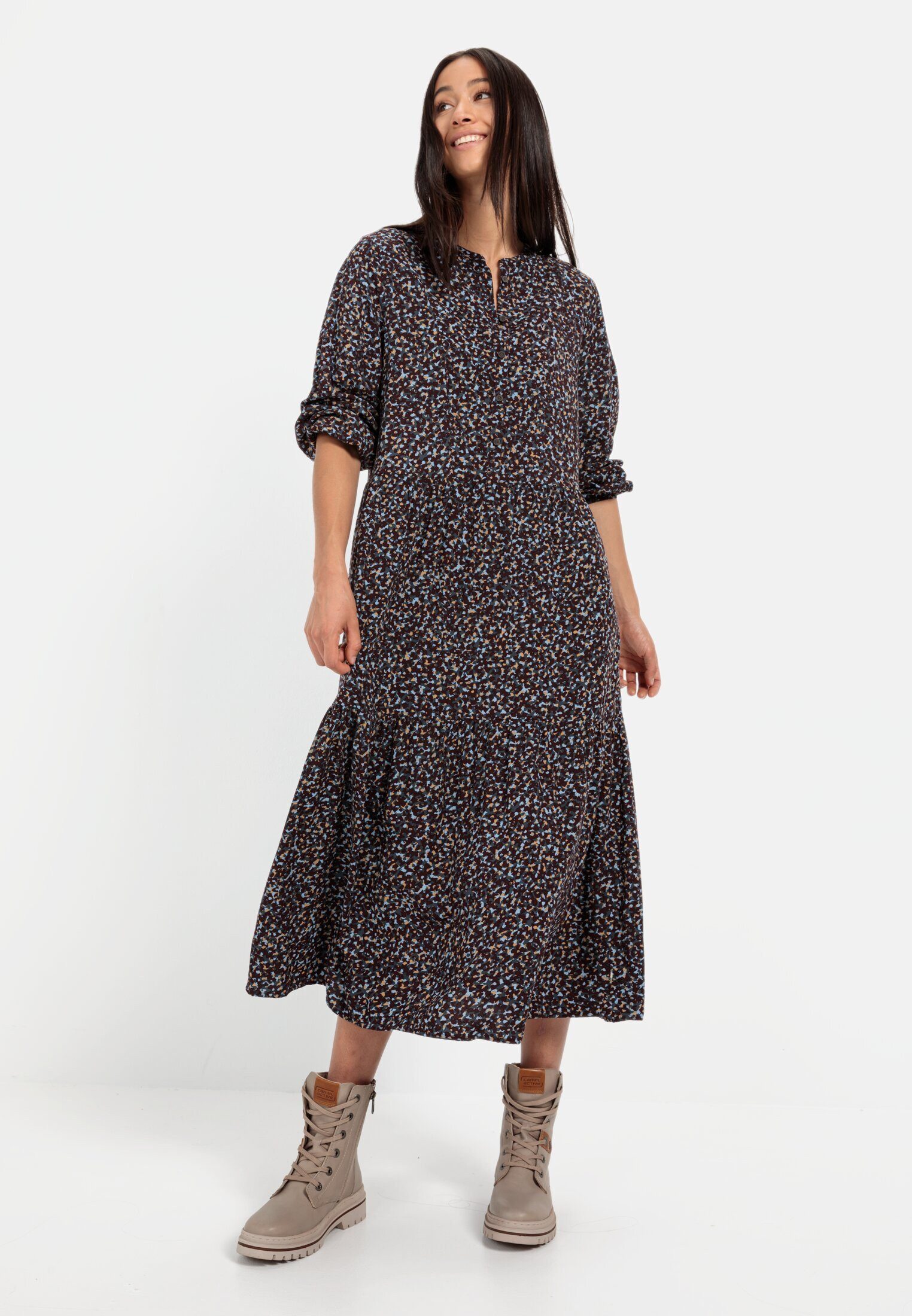 Blusenkleid mit langen Ärmeln