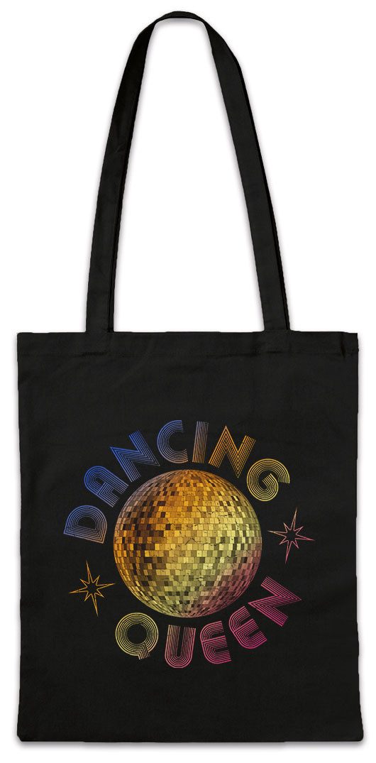 Urban Backwoods Beuteltasche Dancing Queen Stofftasche Disco Ball Kugel Discokugel Club Mirror (1-tlg), Dance Party Clubbing Rave
