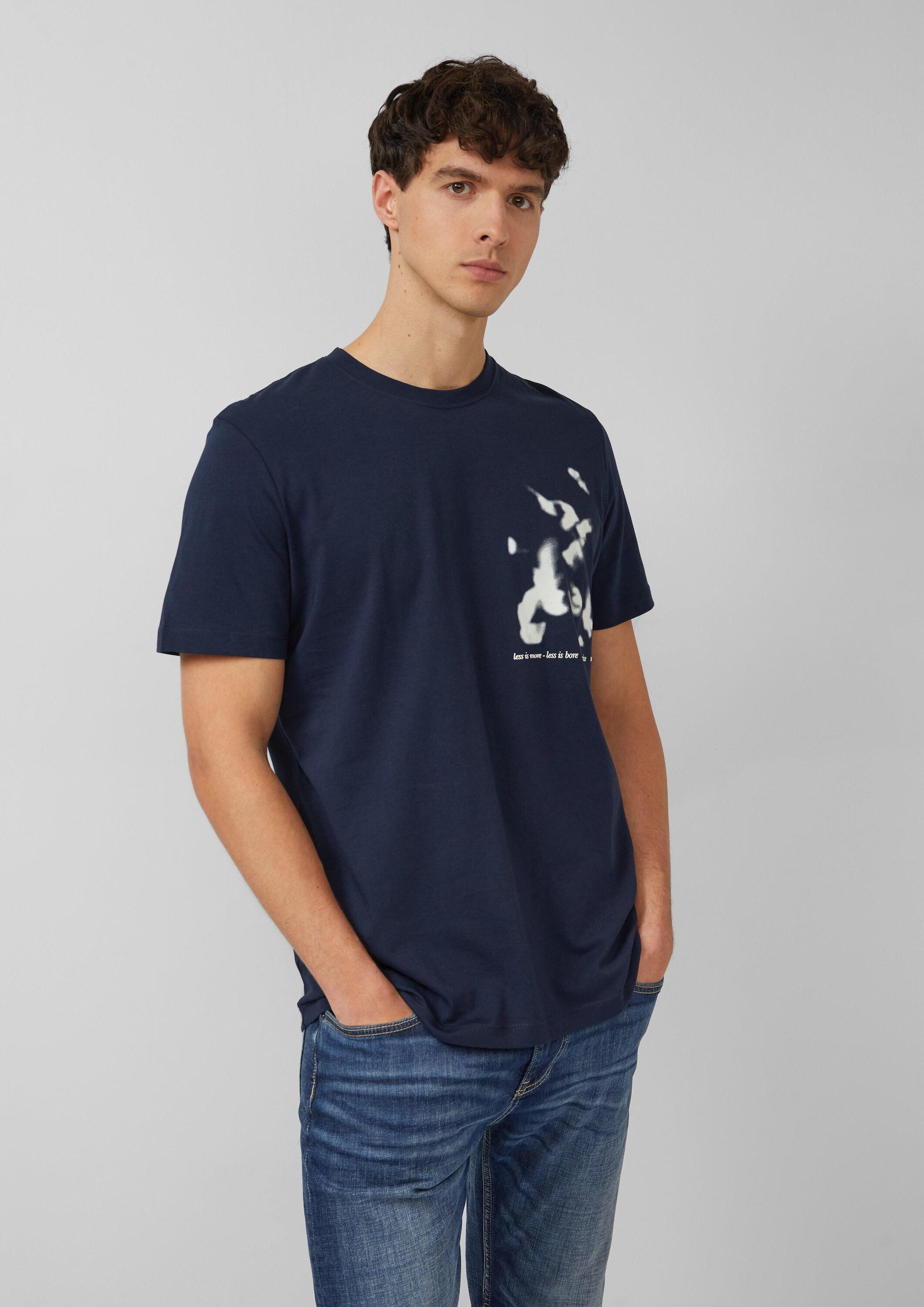 s.Oliver Kurzarmshirt T-Shirt T-Shirt mit Artwork-Print günstig online kaufen