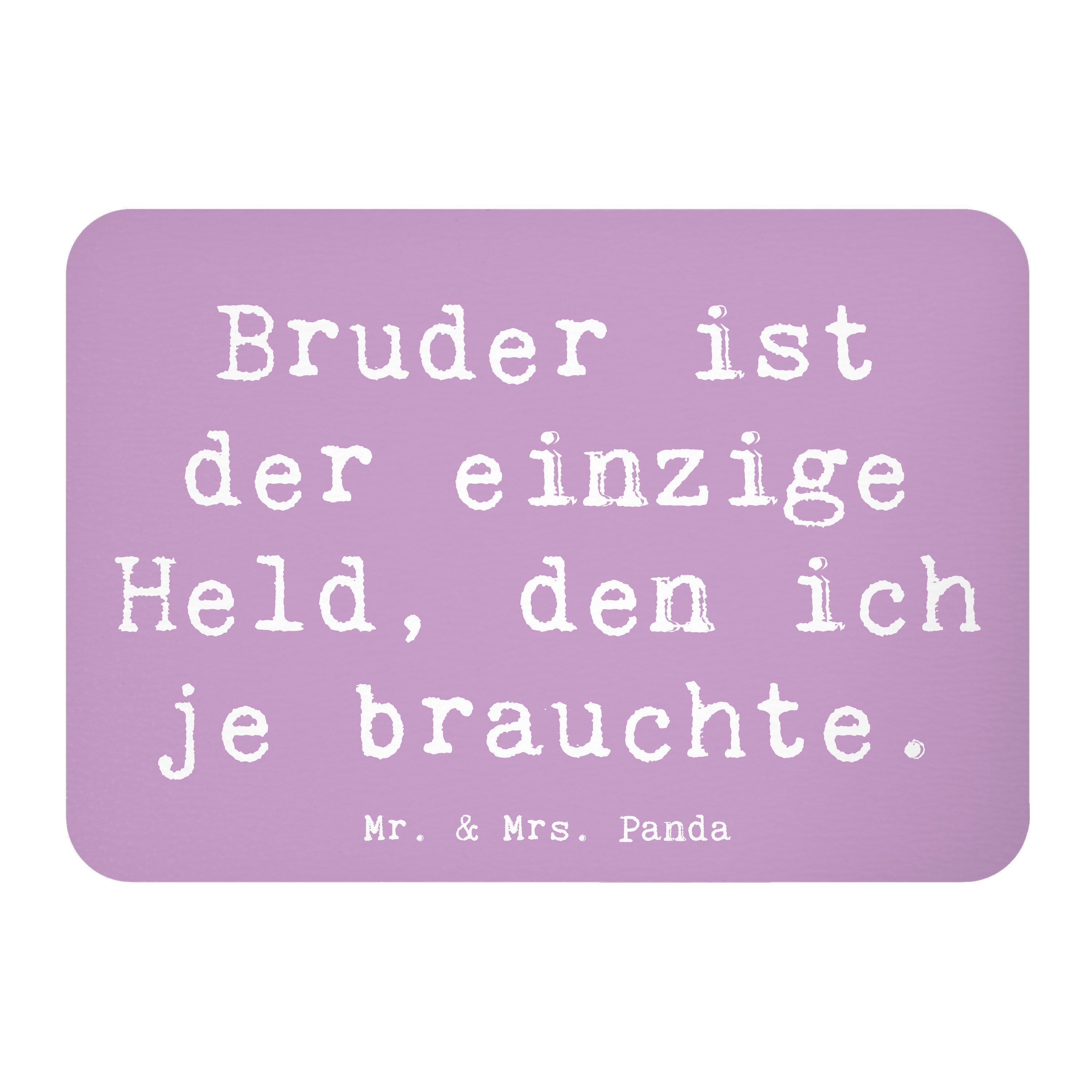 Mr. & Mrs. Panda Magnet Spruch Bruder Held, Kühlschrankmagnet, Lavendeltraum, Familienmitglie (Packung, Bruder Familie Verwandte), Kleiner Bruder notizmagnet Jubiläen