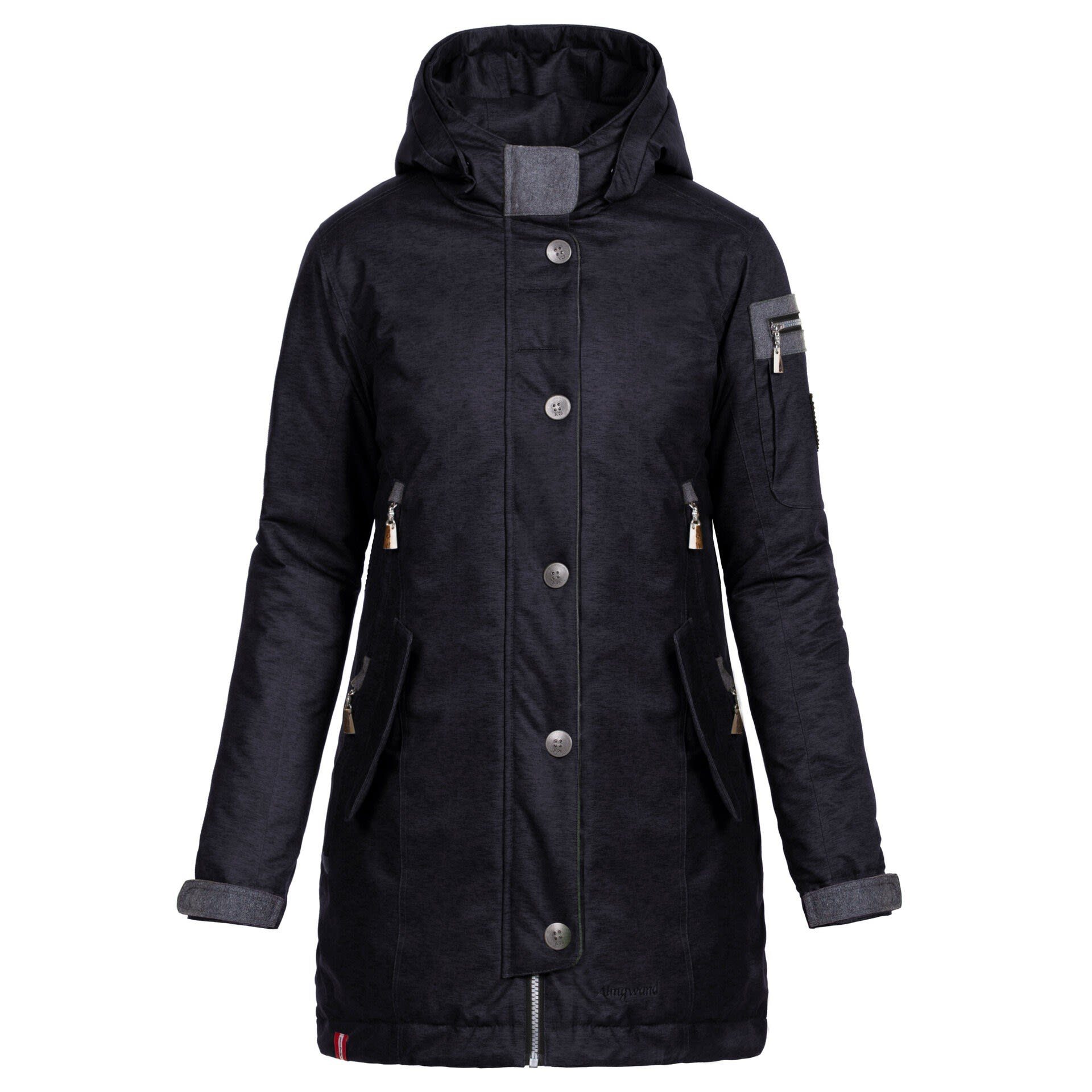 Almgwand Parka Almgwand W Grasleitkopf Damen Parka Shadow - Anthracite