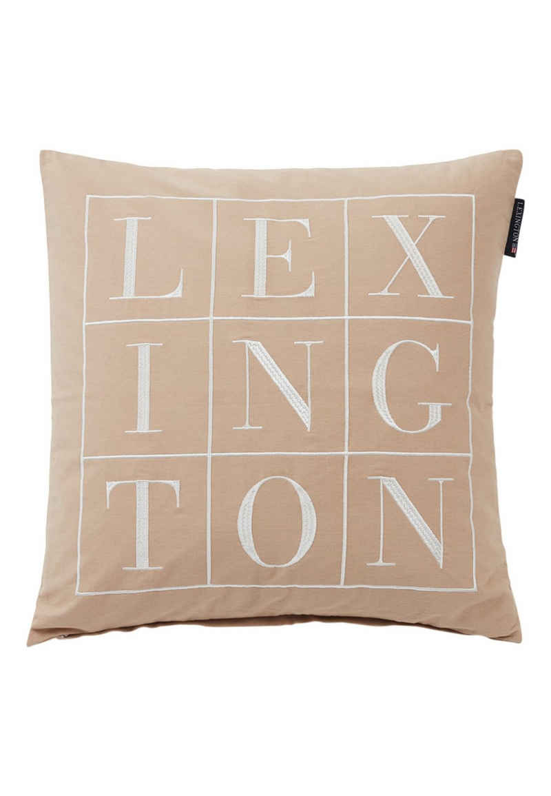 Kissenhülle Logo Cotton Twill, Lexington
