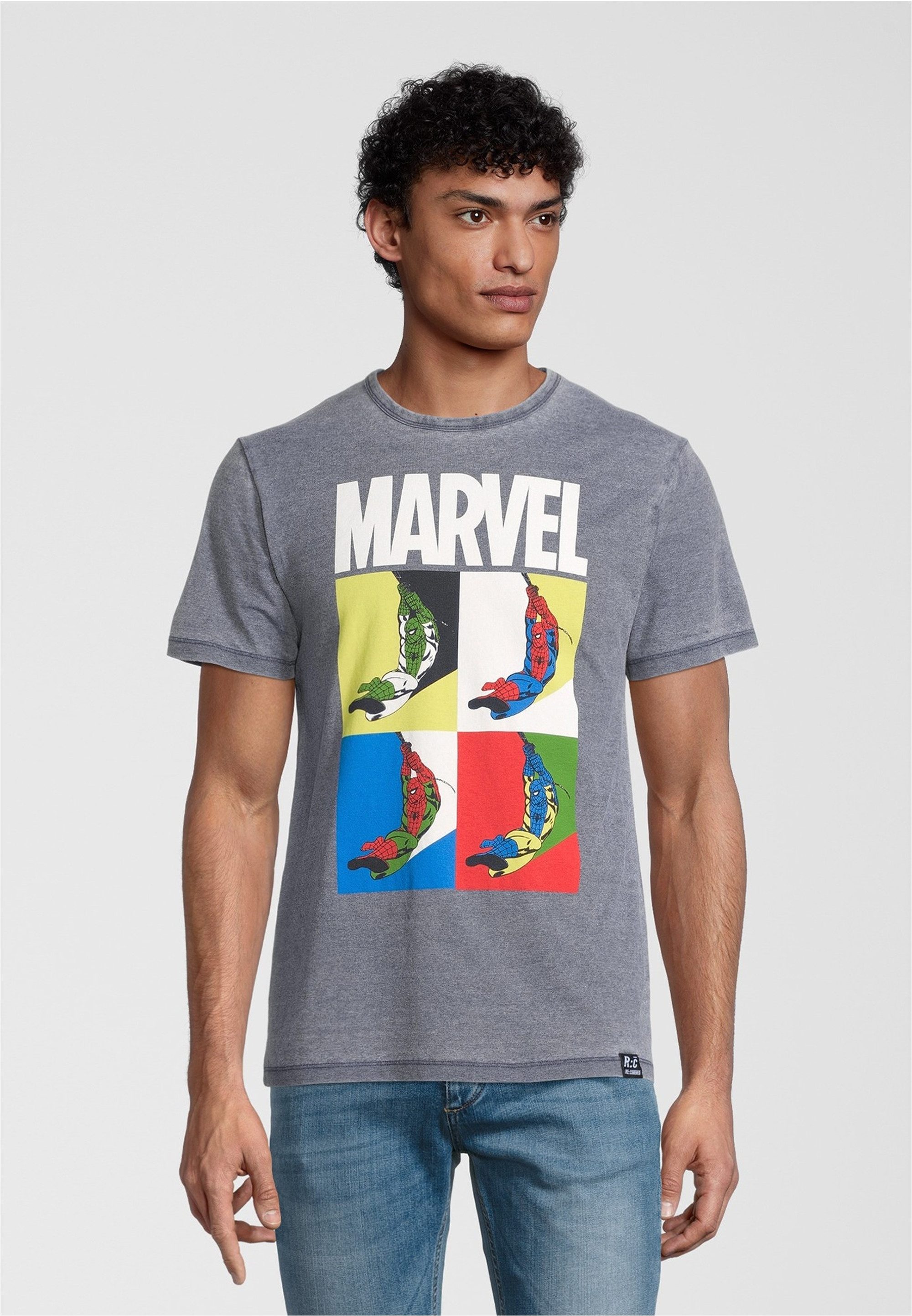 T-Shirt Marvel Spider-Man Pop Art Blue