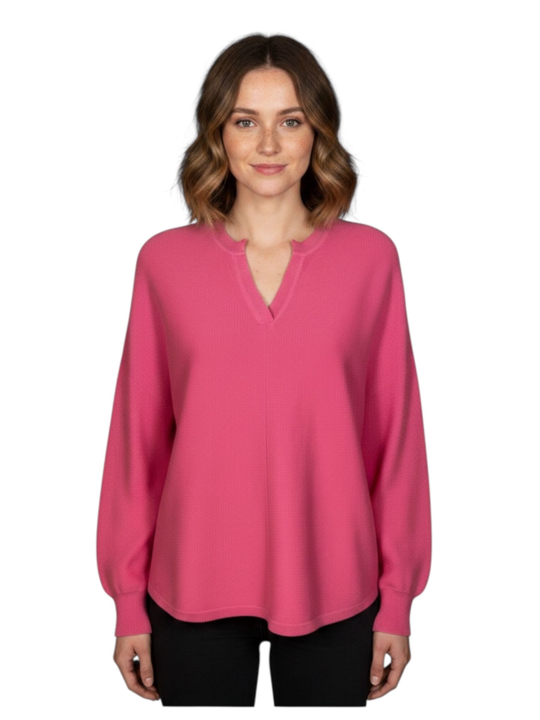 REPEAT Cashmere V-Ausschnitt-Pullover