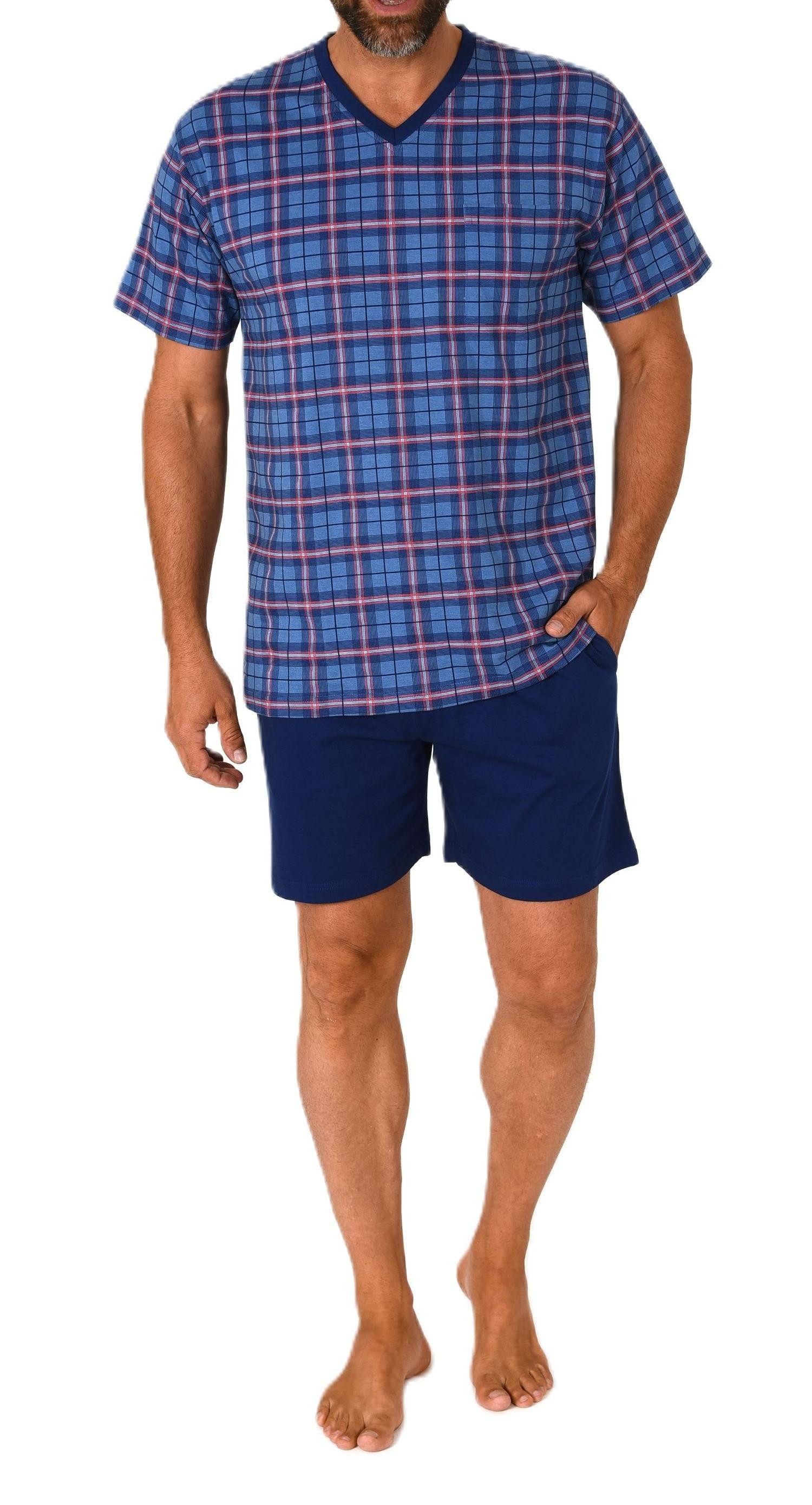 Normann Pyjama Normann Herren kurzarm Schlafanzug Shorty Pyjama - auch in Ü günstig online kaufen