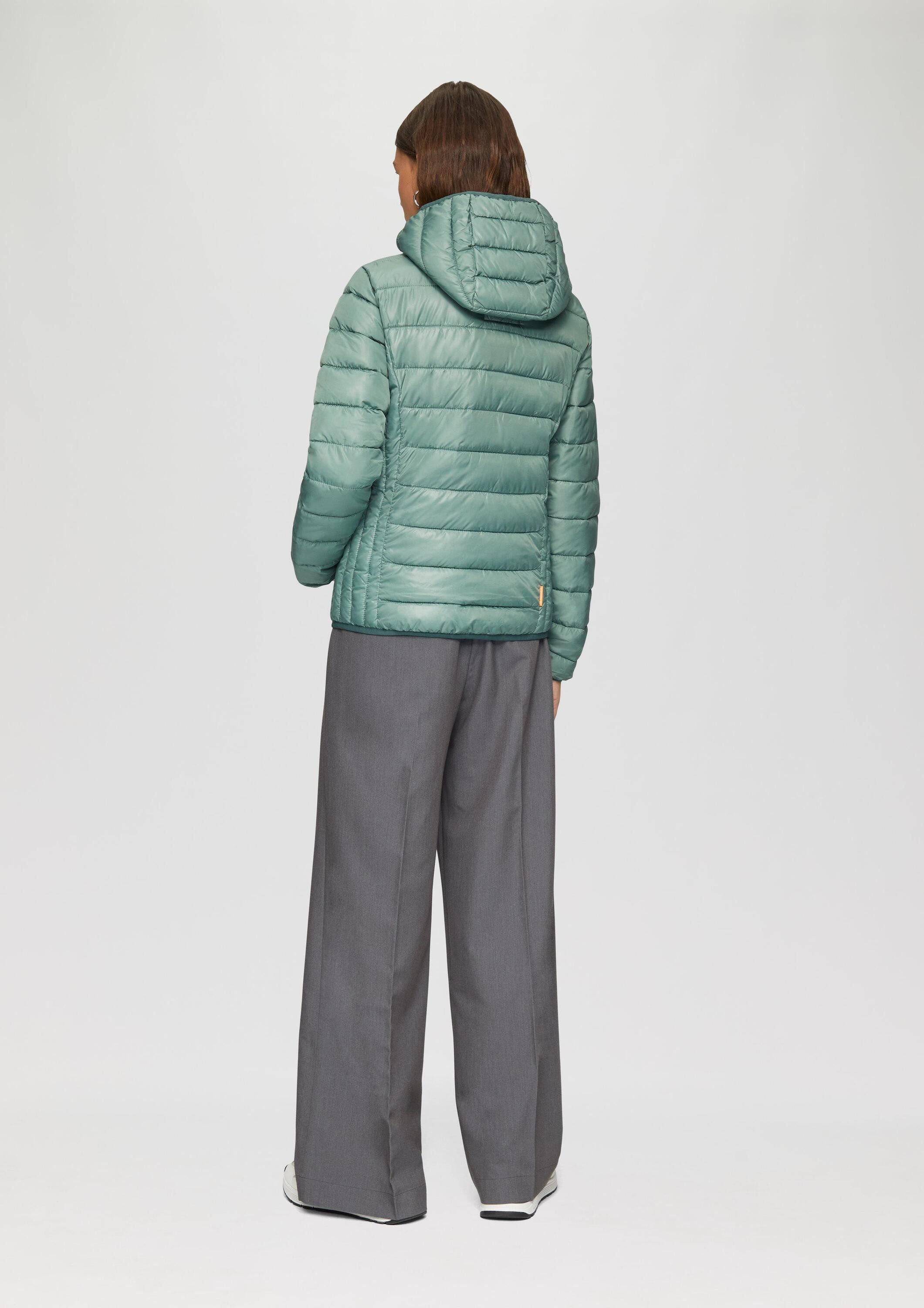 QS Winterjacke Outdoor-Jacke Gesteppte Outdoor-Jacke mit Kapuze