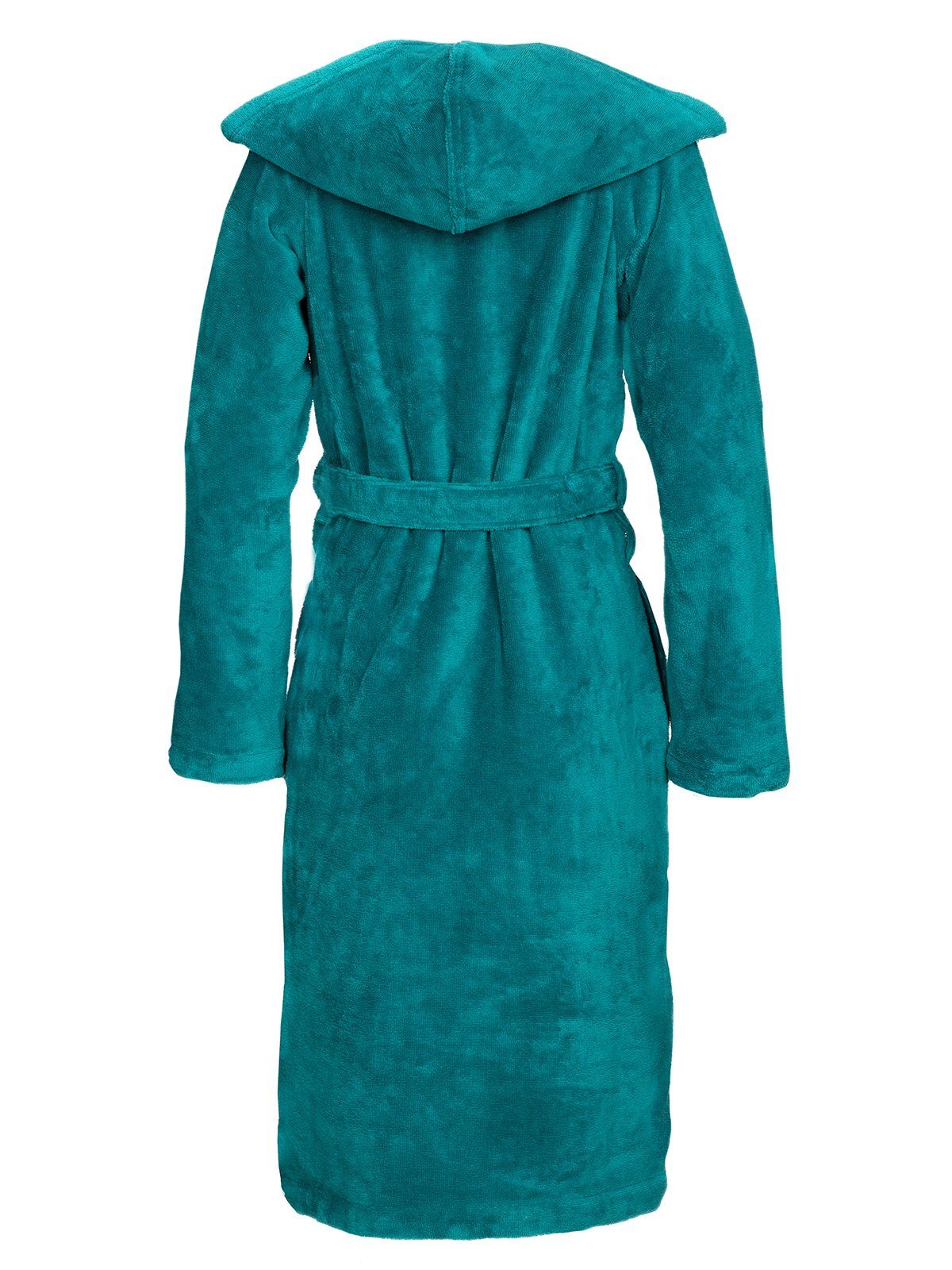 Vossen Damenbademantel Damen Bademantel mit Kapuze Palermo, Viskose, hohe M günstig online kaufen