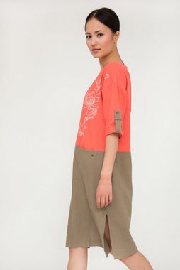 Finn Flare Jerseykleid in zweifarbigem Design