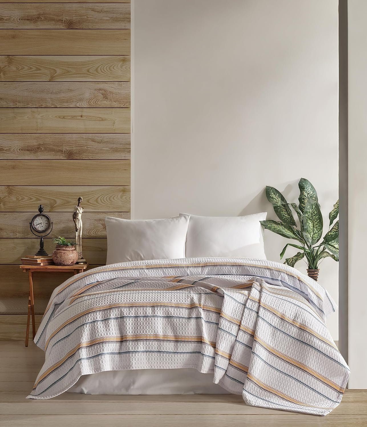 BOHORIA Tagesdecke BOHORIA Tagesdecke Waffle Line extra groß 235 x 240cm - günstig online kaufen