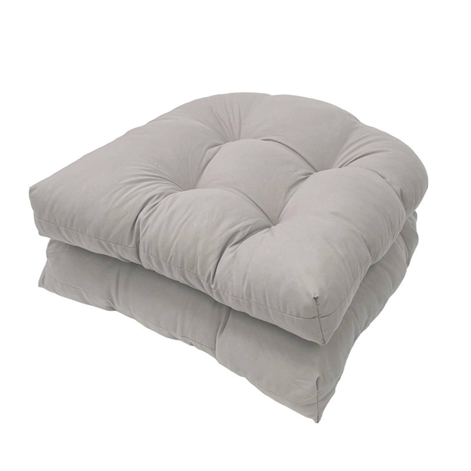 Diwzbyn Sitzkissen Outdoor Stuhlkissen Garten Stuhlpolster wetterfest, Wasserdichtes Outdoor-Stuhlkissen-Set (2er-Pack), 19 x 19 Zoll