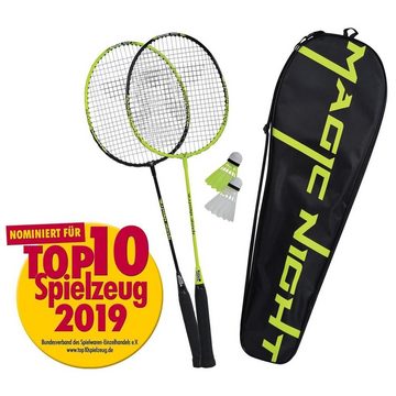 Talbot-Torro Badmintonschläger Set Magic Night LED + 2-Attacker Junior