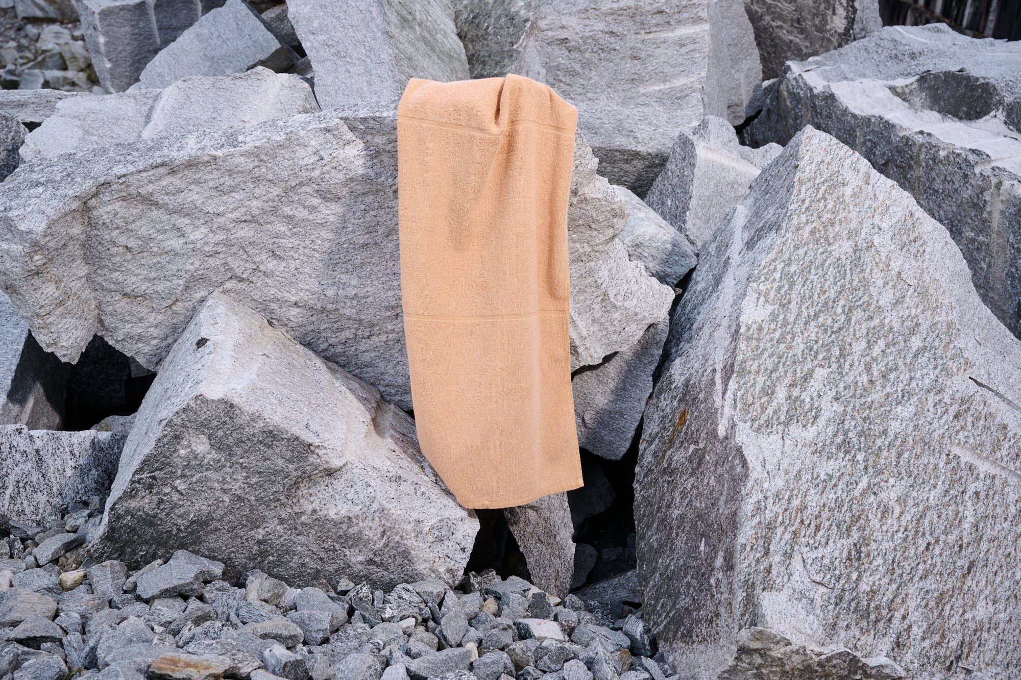 lavie aus mineral 100% Handtücher Handtücher Tilda, apricot Bio-Baumwolle