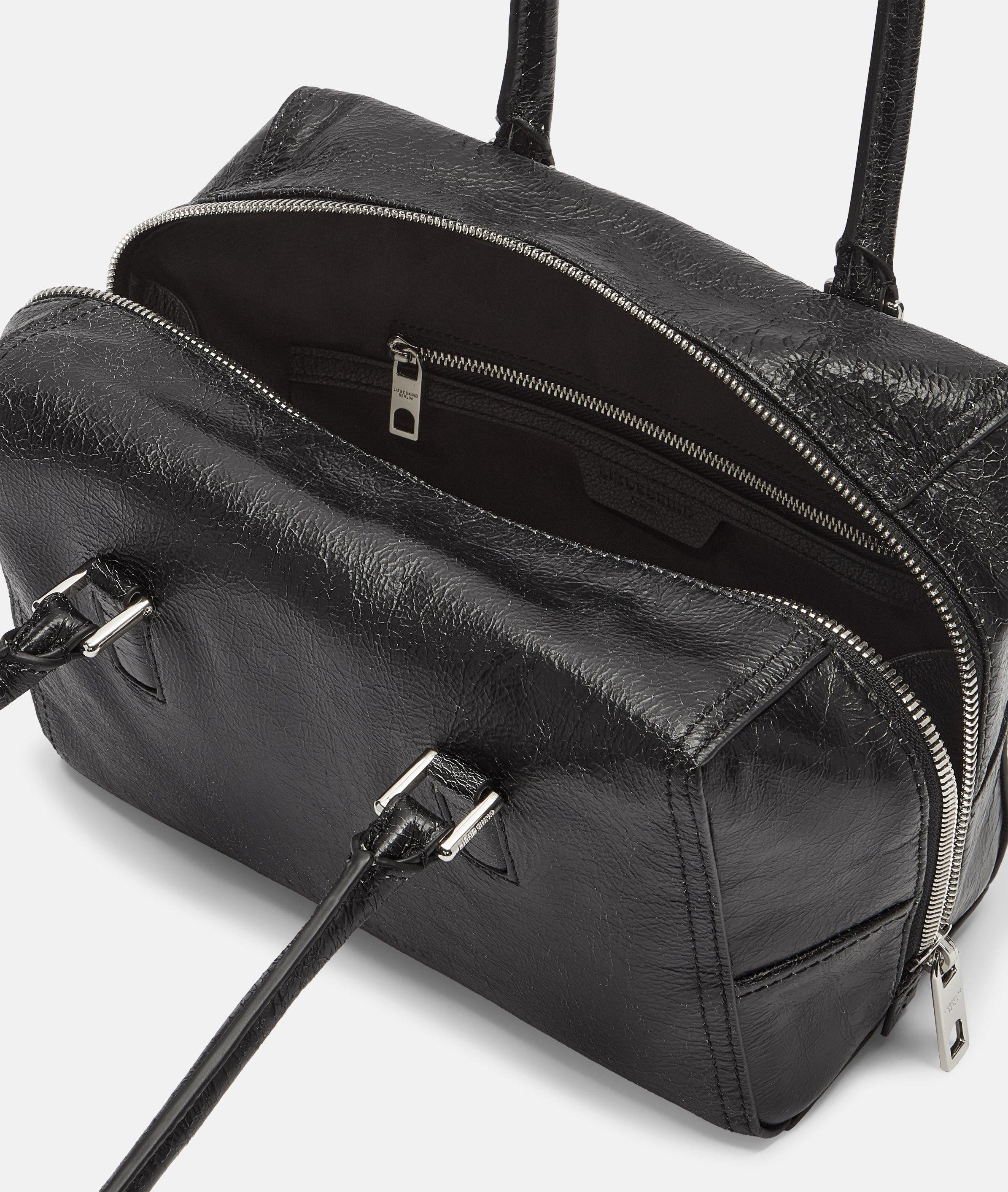 Liebeskind Berlin Schultertasche Archive Kayla Satchel S, Handliche Schultertasche aus Rindsleder