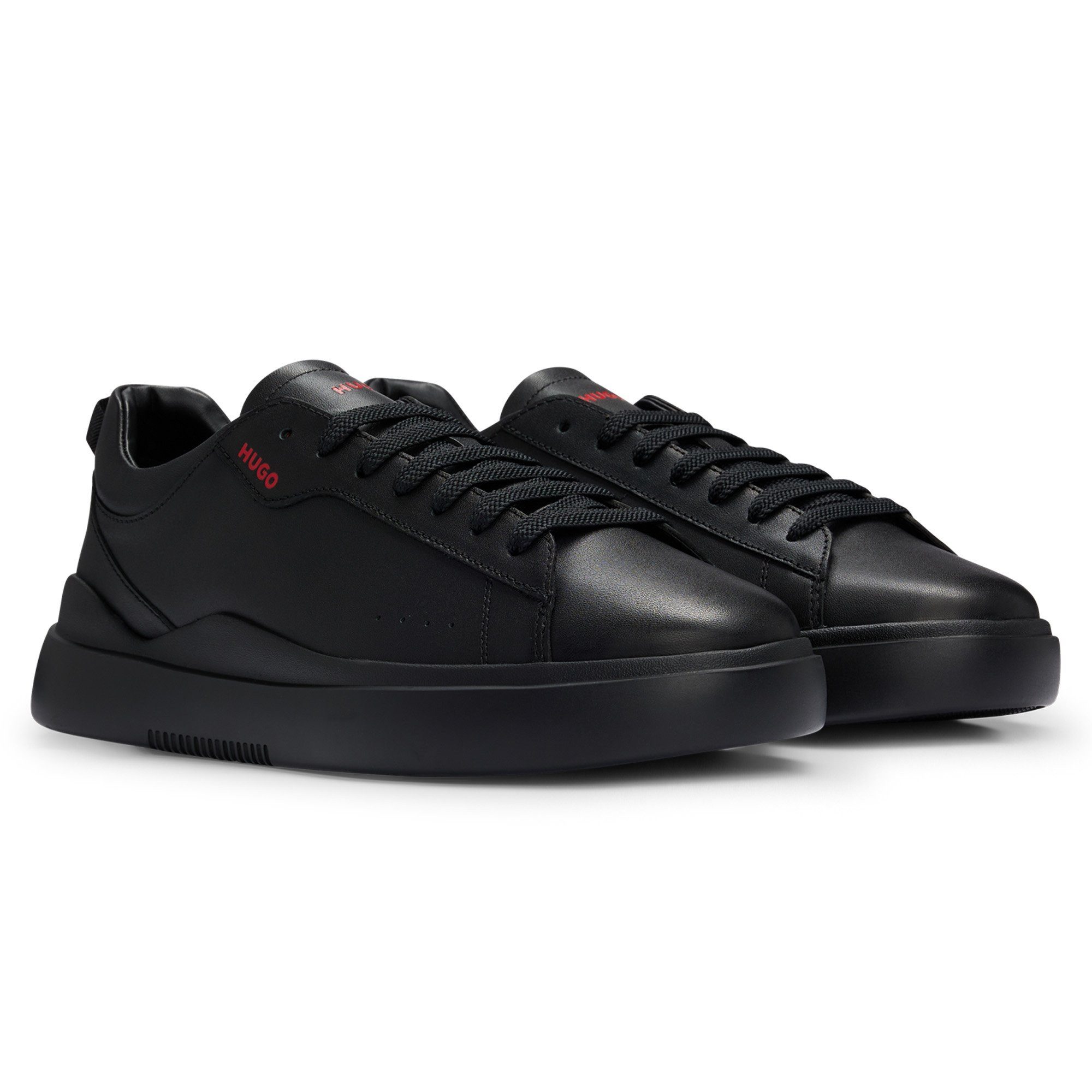 HUGO Herren Sneaker Leder Blake_Tenn_lt_N Sneaker günstig online kaufen