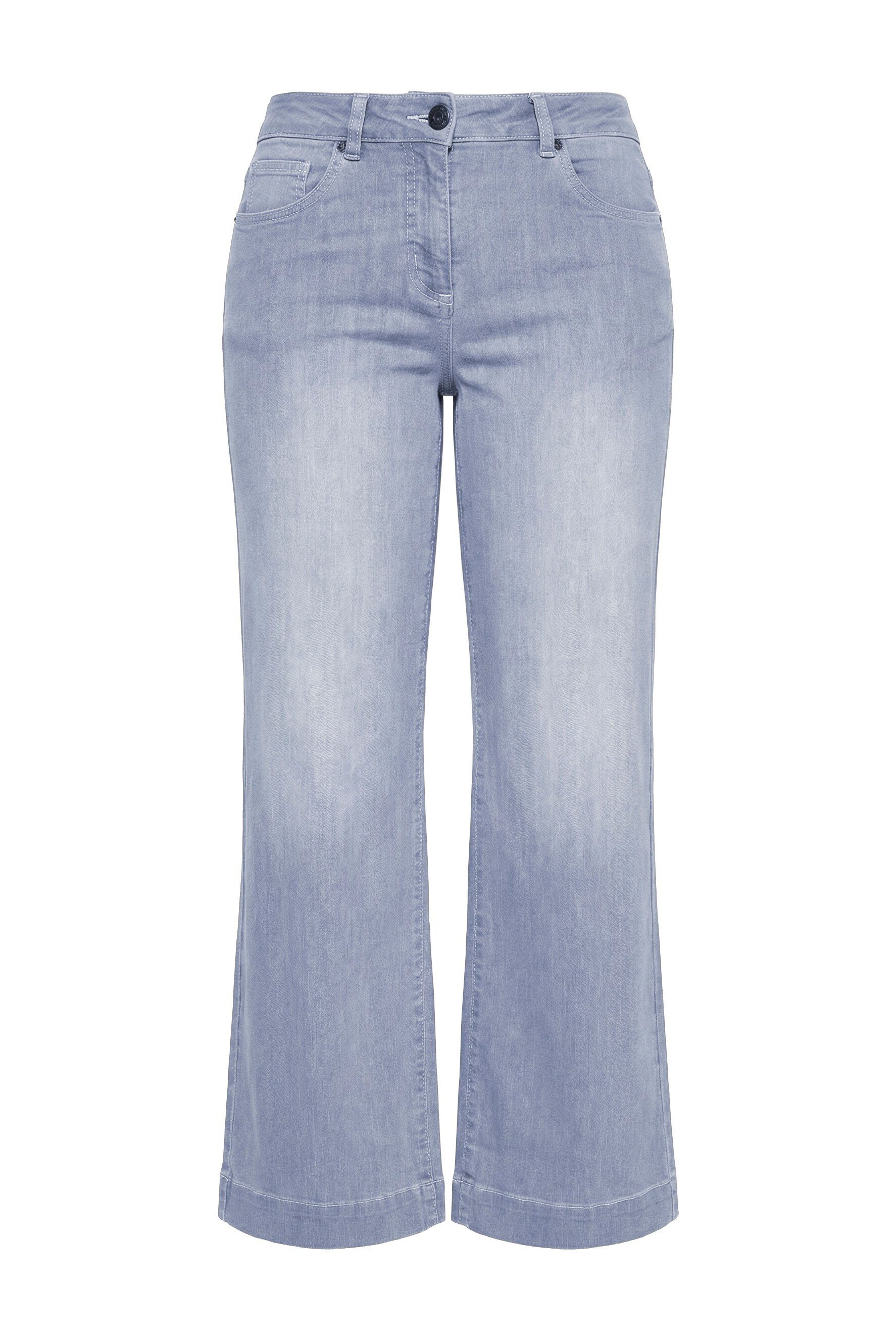 Angel of Style 5-Pocket-Jeans Jeans Nora weit und gerade Stretchkomfort 4-Pocket Bestseller – Bild 2 von 3