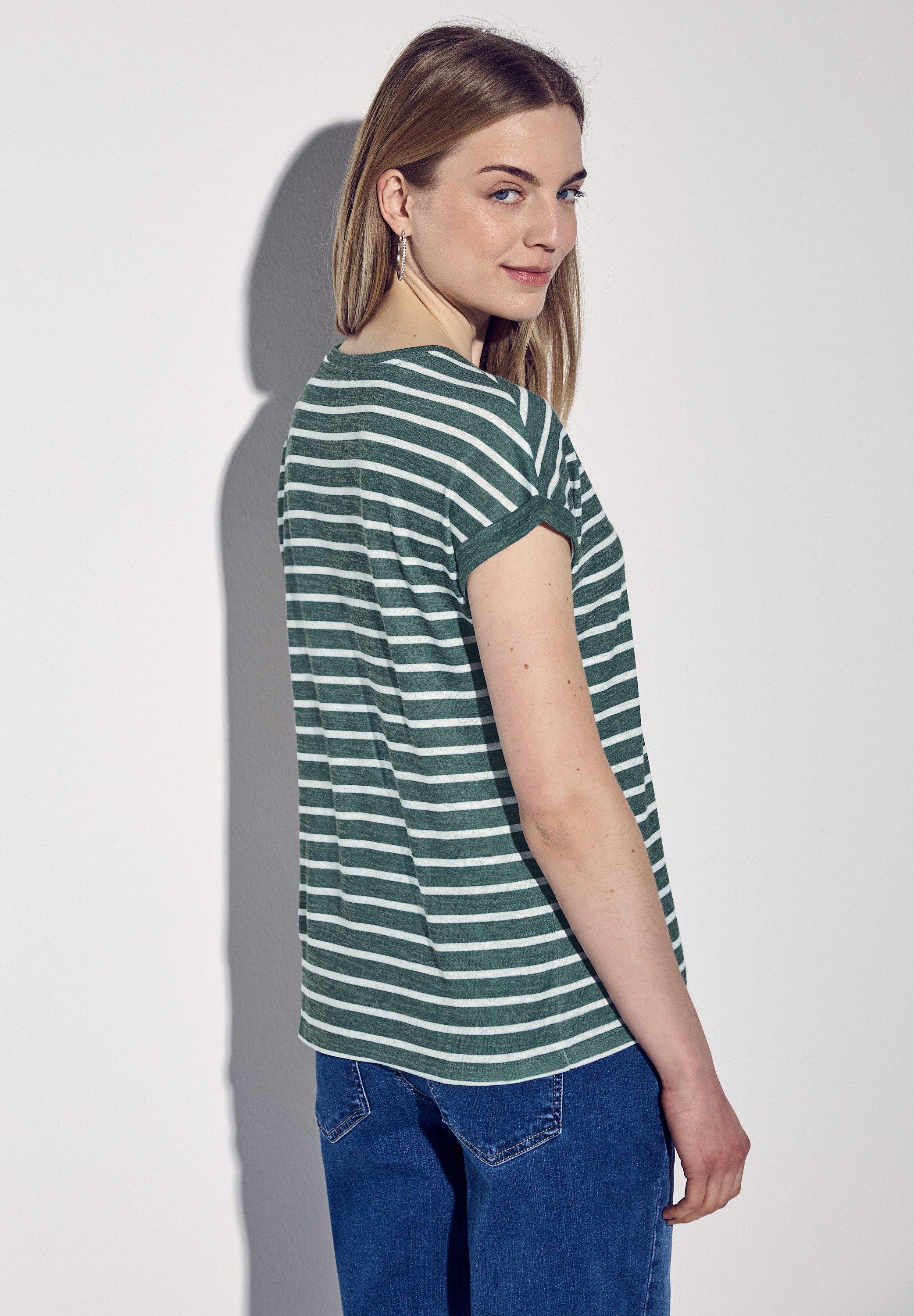 STREET ONE Shirttop mit Streifenmuster