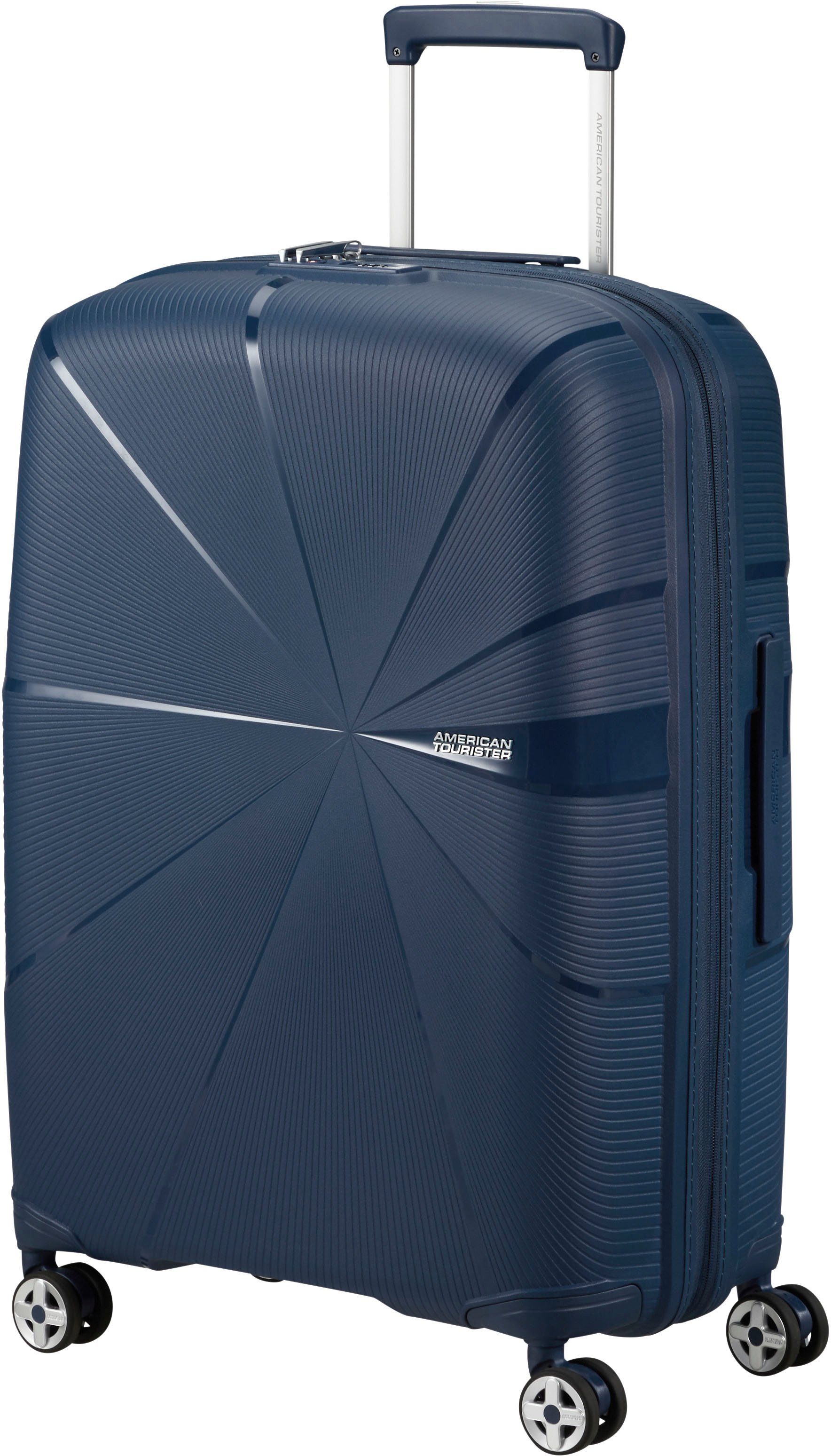 cm, American Rollen, Material 67 enthält Hartschalen-Trolley Starvibe, mit Tourister® Volumenerweiterung; recyceltes 4 navy,