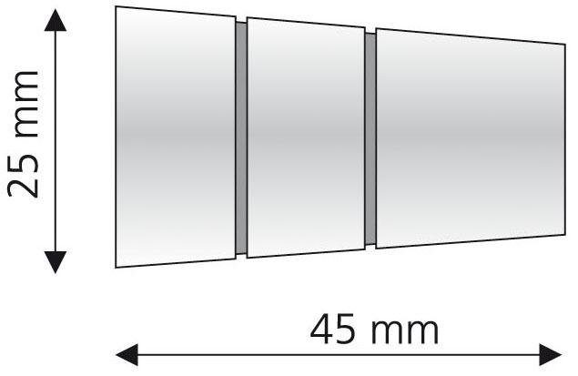 Liedeco, Gardinenstangen-Endstück Concav, Ø Gardinen, 2-St), (Set, 16 mm edelstahlfarben für Gardinenstangen
