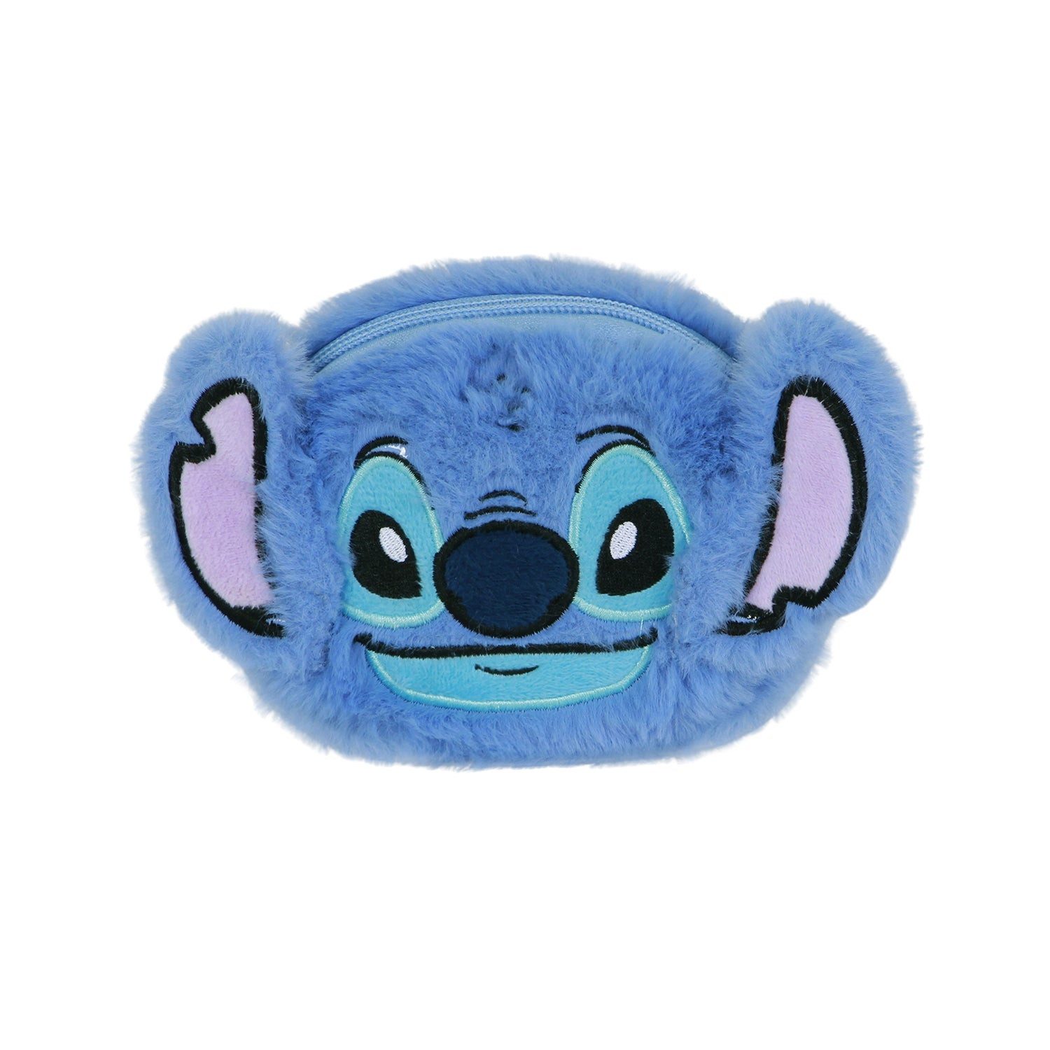 Karactermania Mini Geldbörse Disney Lilo und Stitch Plüsch Münzbörse für Kinder, weiche Plüschstruktur