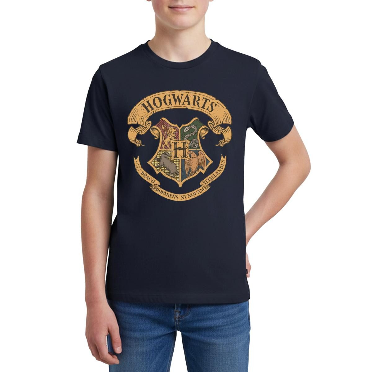 T-Shirt Harry Potter Hogwarts Wappen Teenager Premium T-Shirt