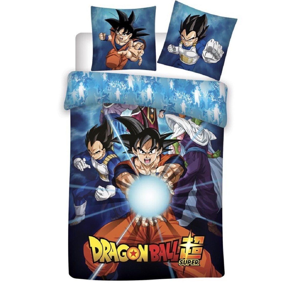 Dragon Ball Постельное белье 1x Deckenbezug 140x200 & 1x Kissenbezug 60x70 cm für Kinder, 2 teilig